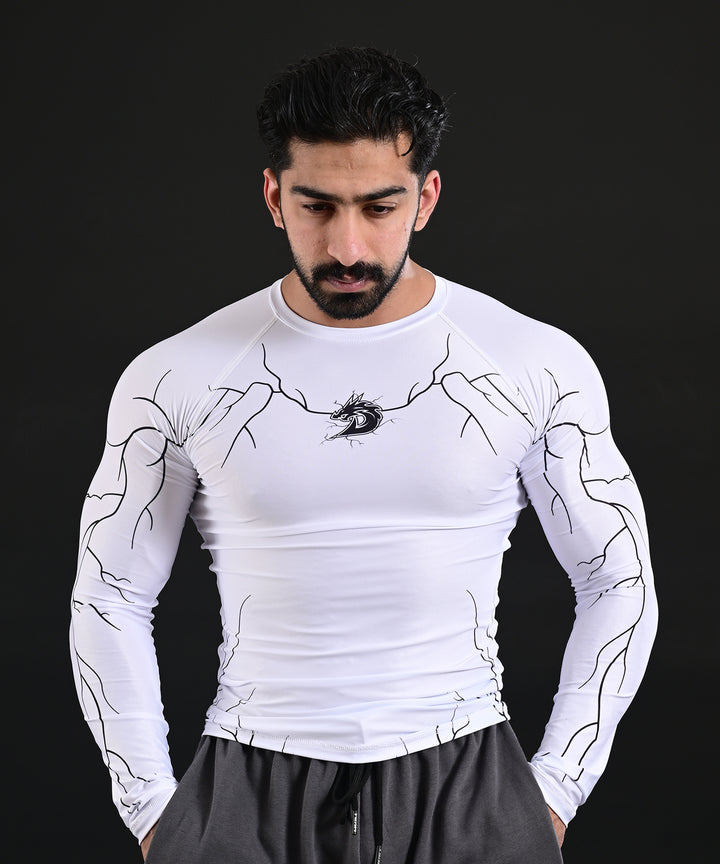 Lightning Compression Shirt (White)