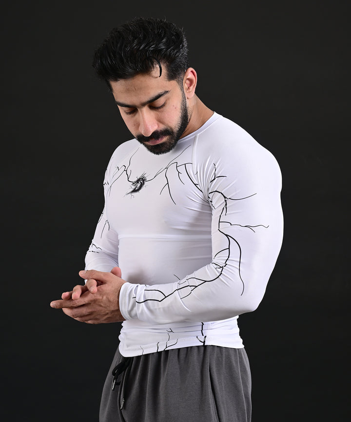 Lightning Compression Shirt (White)