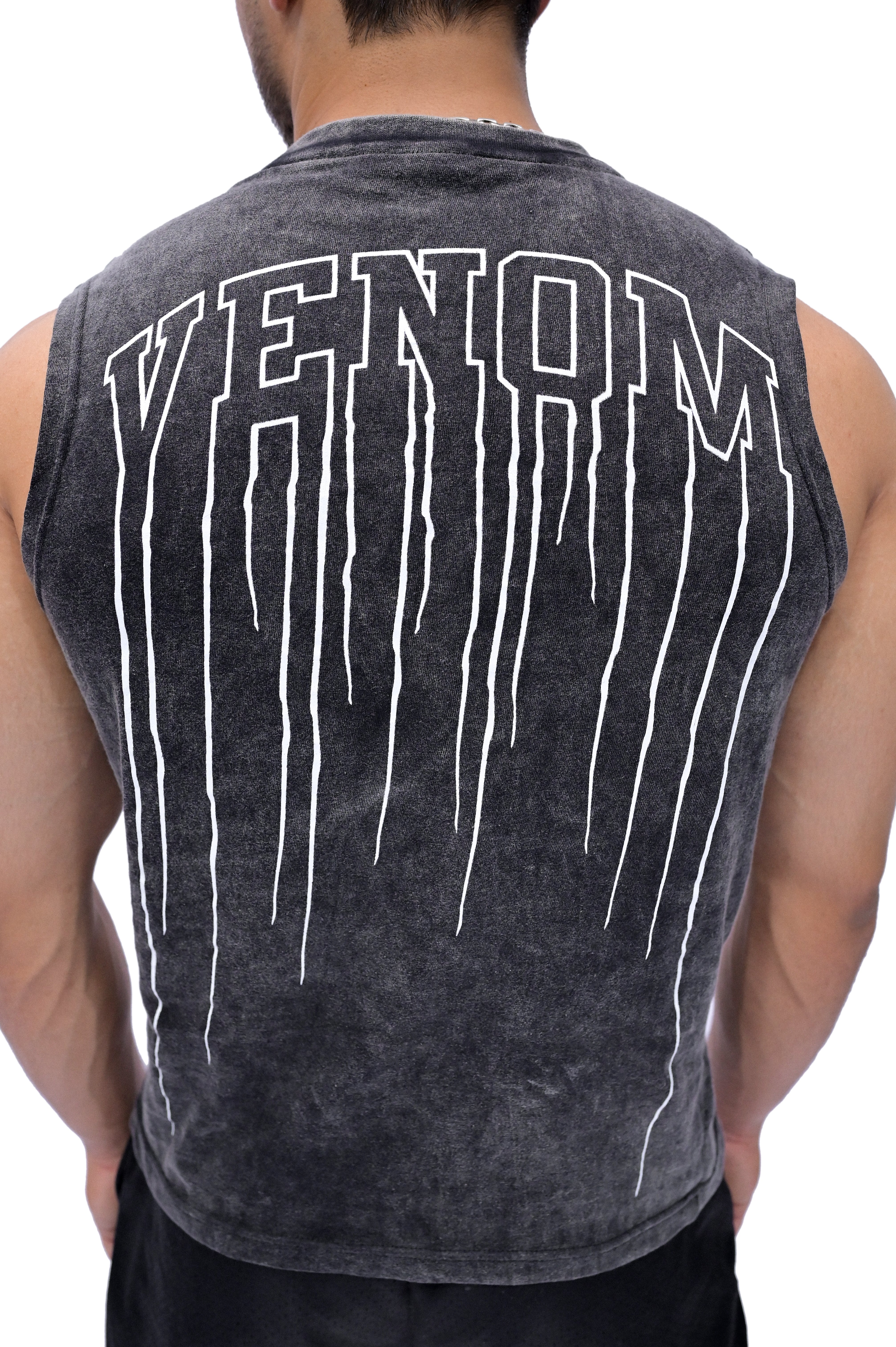 Venom Cropped Tank (Acid Wash)