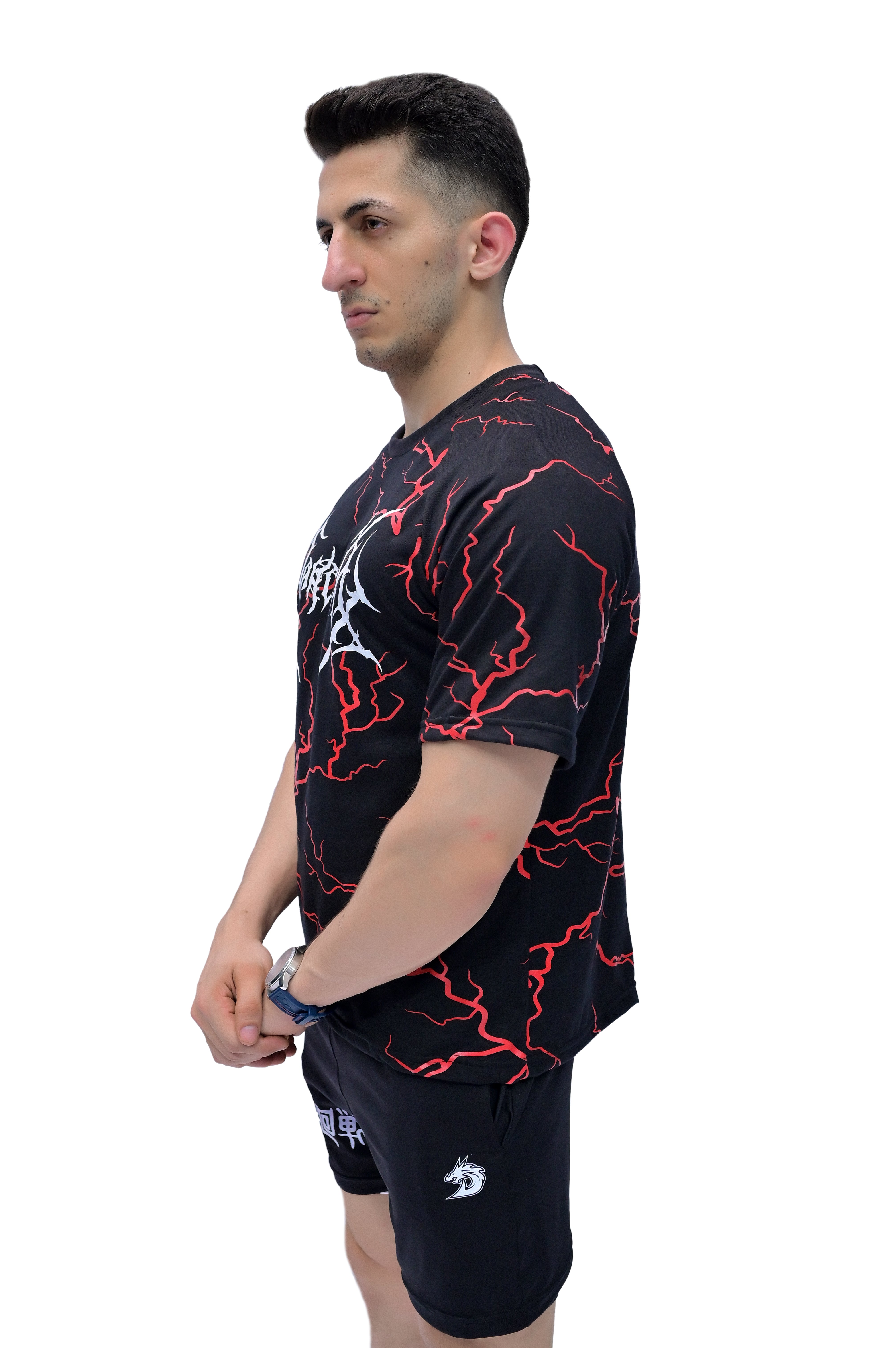 Drop Shoulder Tee (Thunder Black)