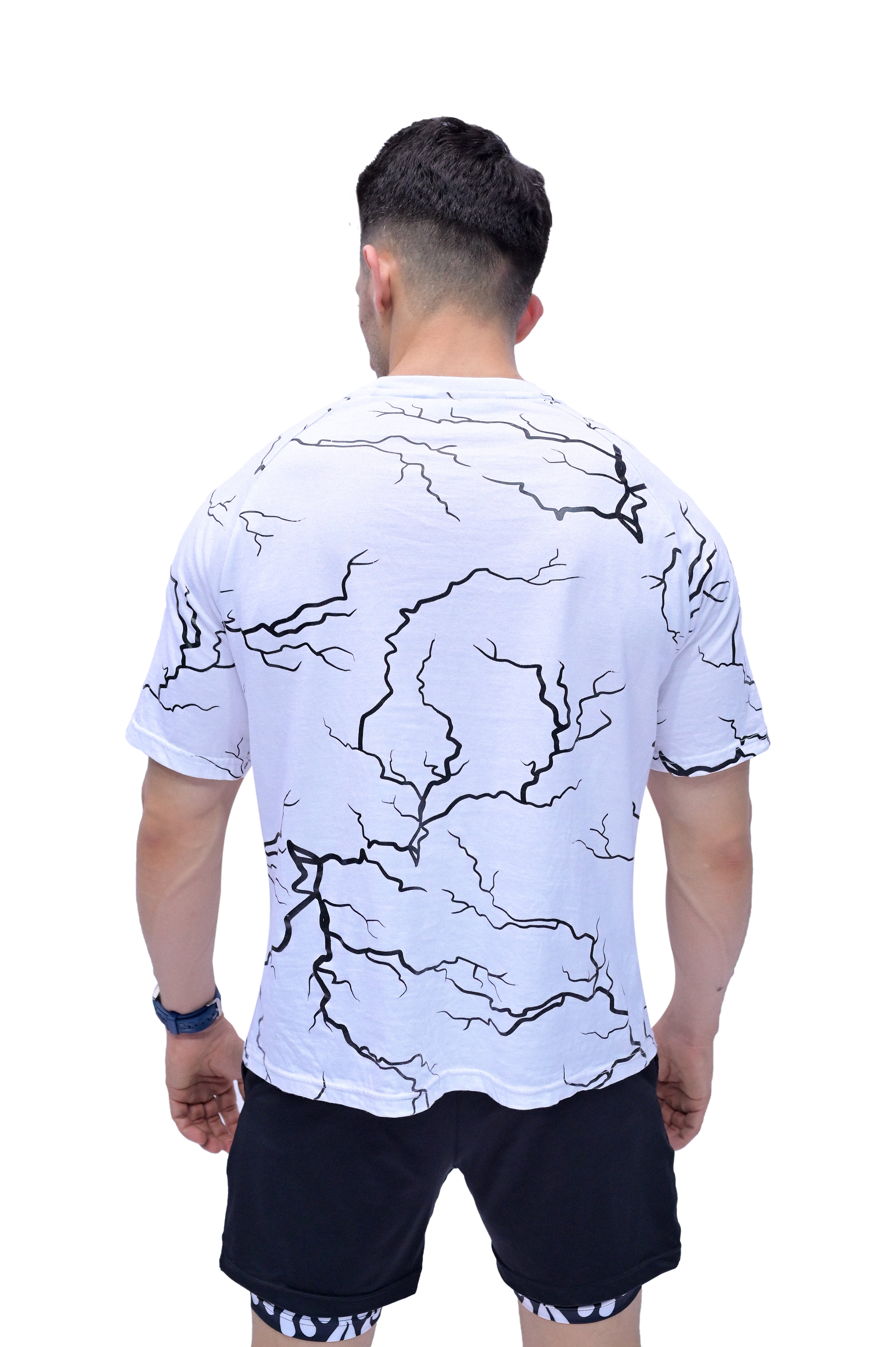 Drop Shoulder Tee (Thunder White)