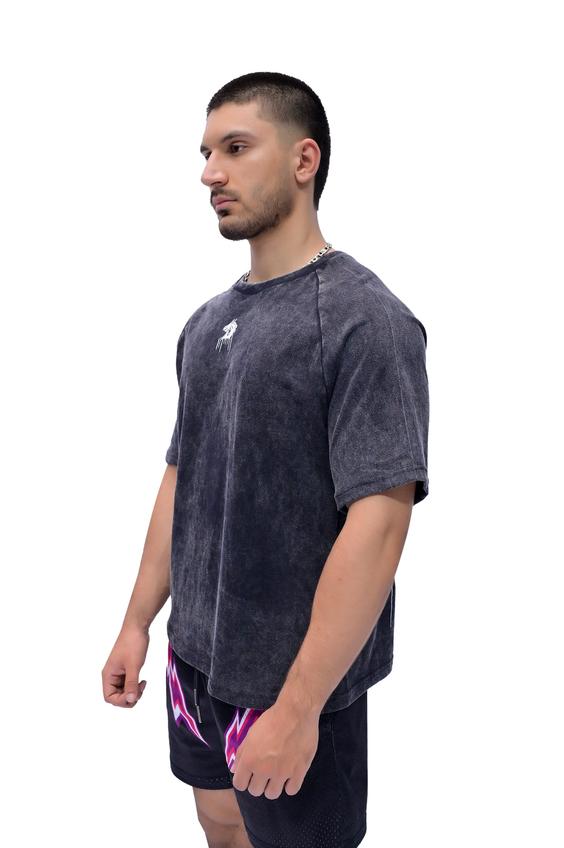 Venom Drop Shoulder Tee (Acid Wash)