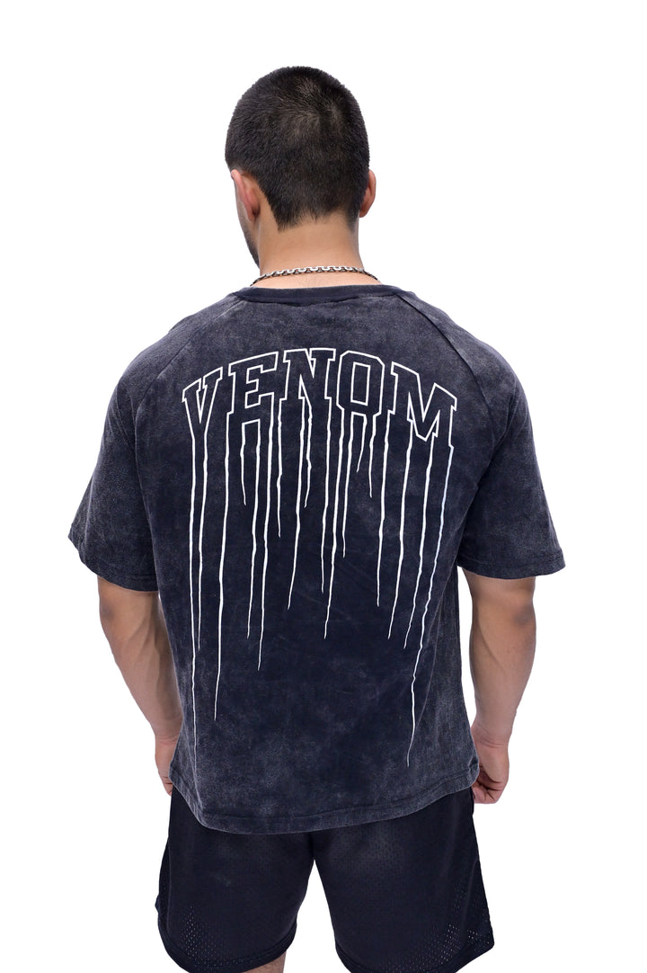 Venom Drop Shoulder Tee (Acid Wash)