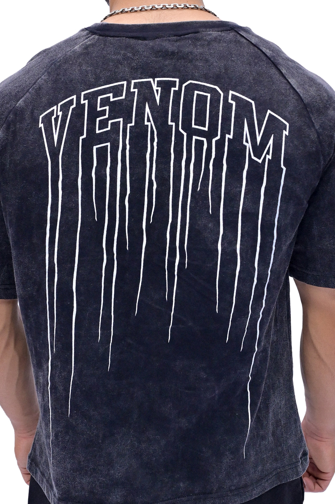 Venom Drop Shoulder Tee (Acid Wash)