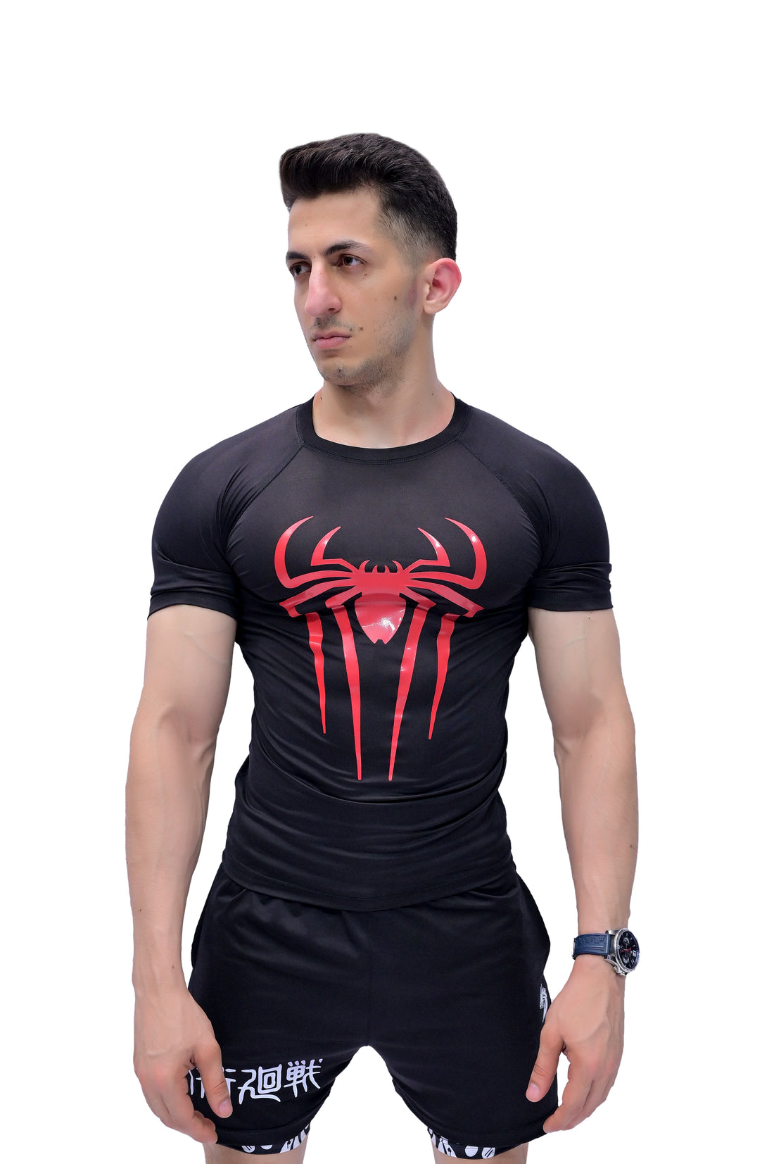 Spider Compression T-Shirt (BLACK)