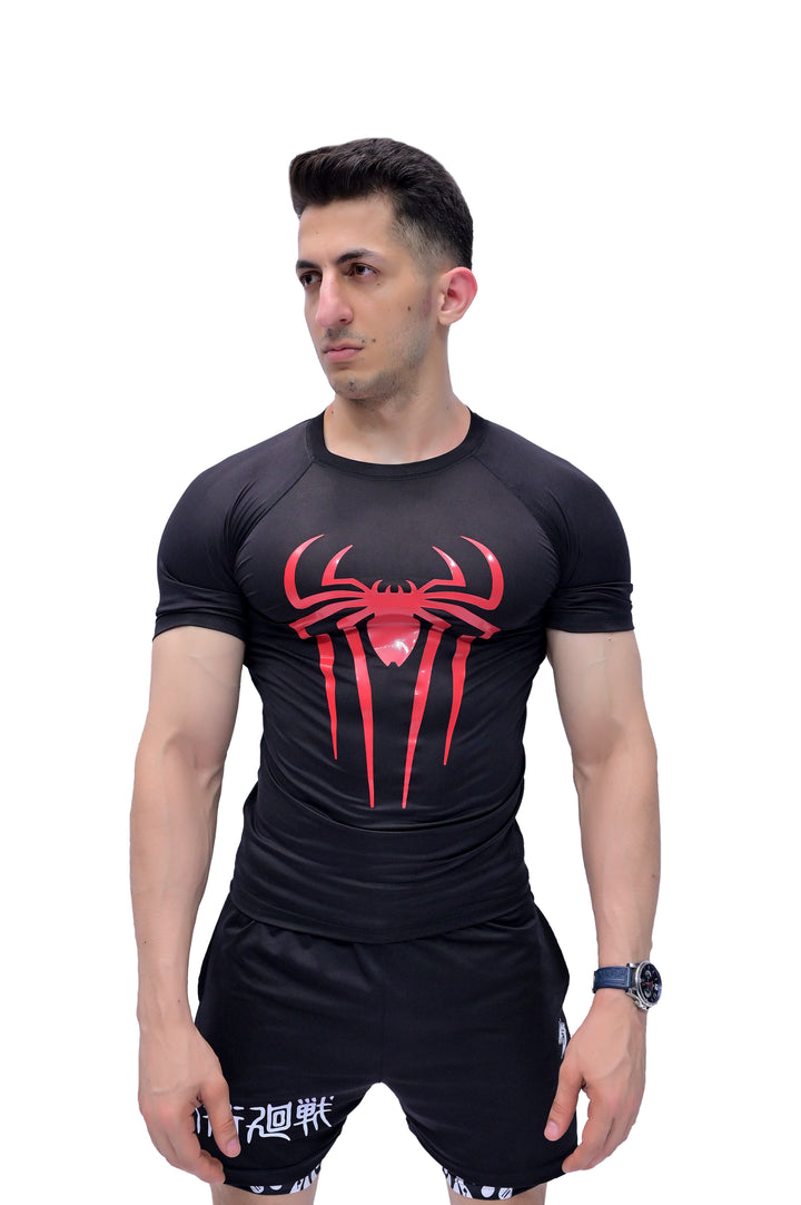 Spider Compression T-Shirt (BLACK)