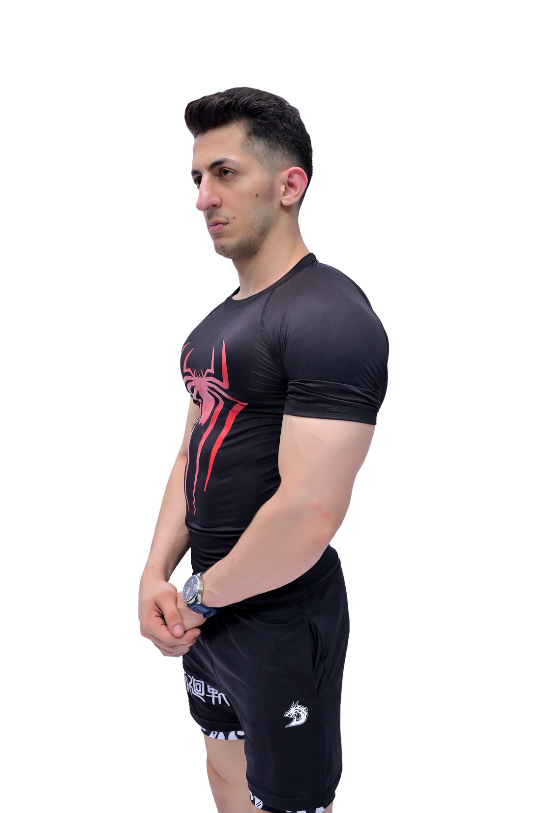 Spider Compression T-Shirt (BLACK)