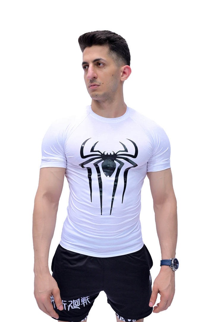 Spider Compression T-Shirt (WHITE)