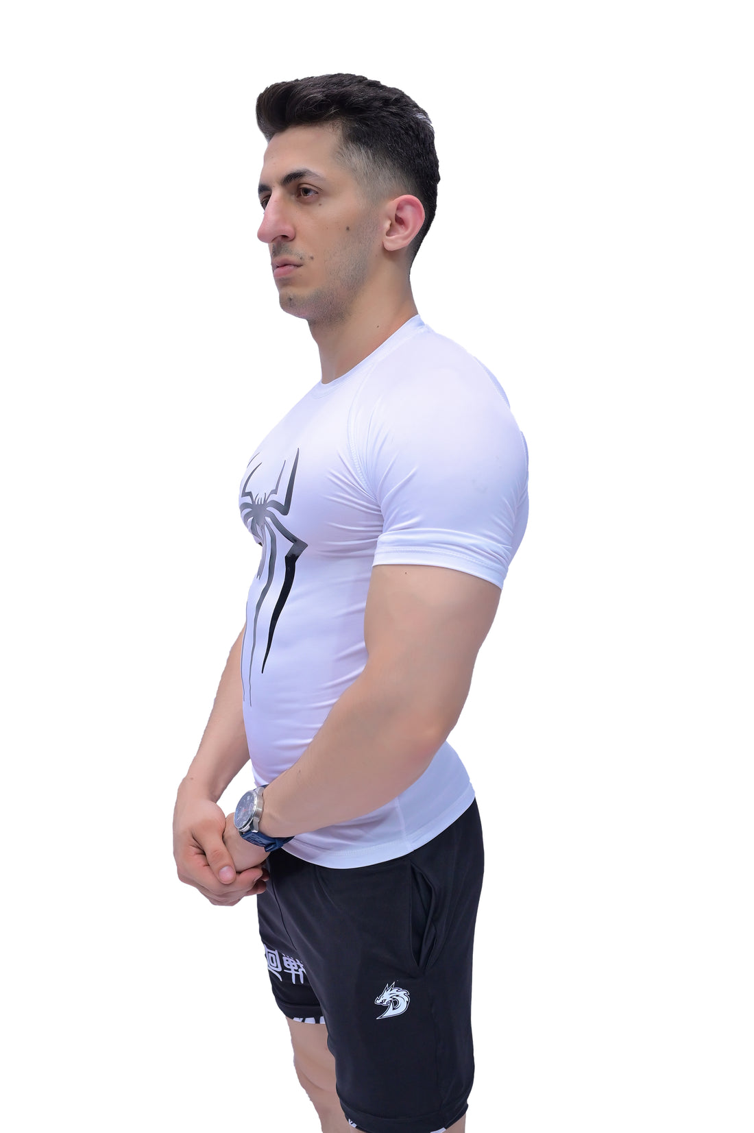 Spider Compression T-Shirt (WHITE)