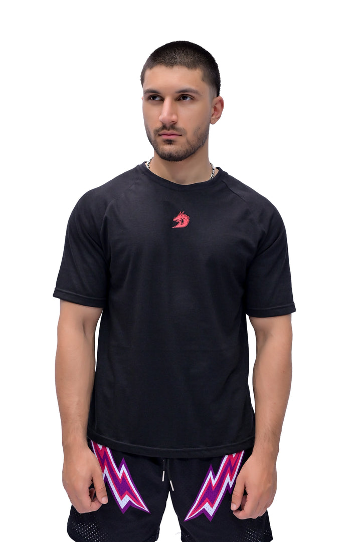 Skull Oversize Tee (BLACK)