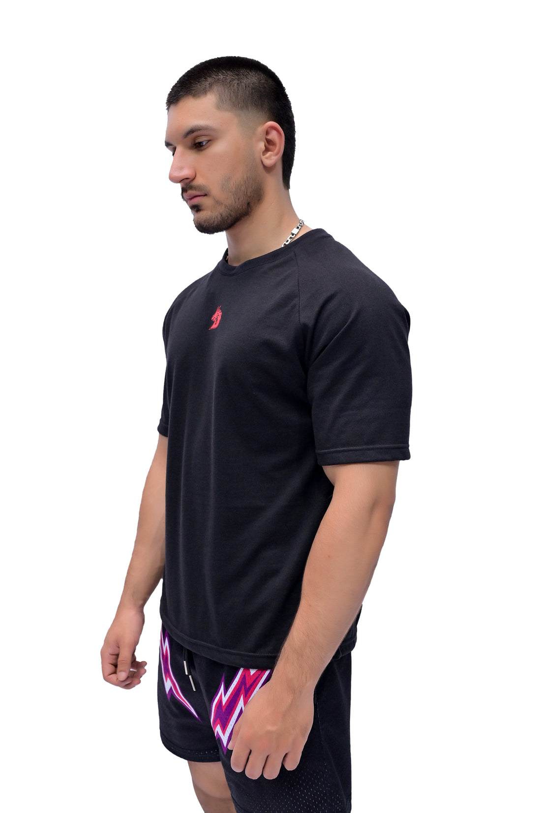 Skull Oversize Tee (BLACK)