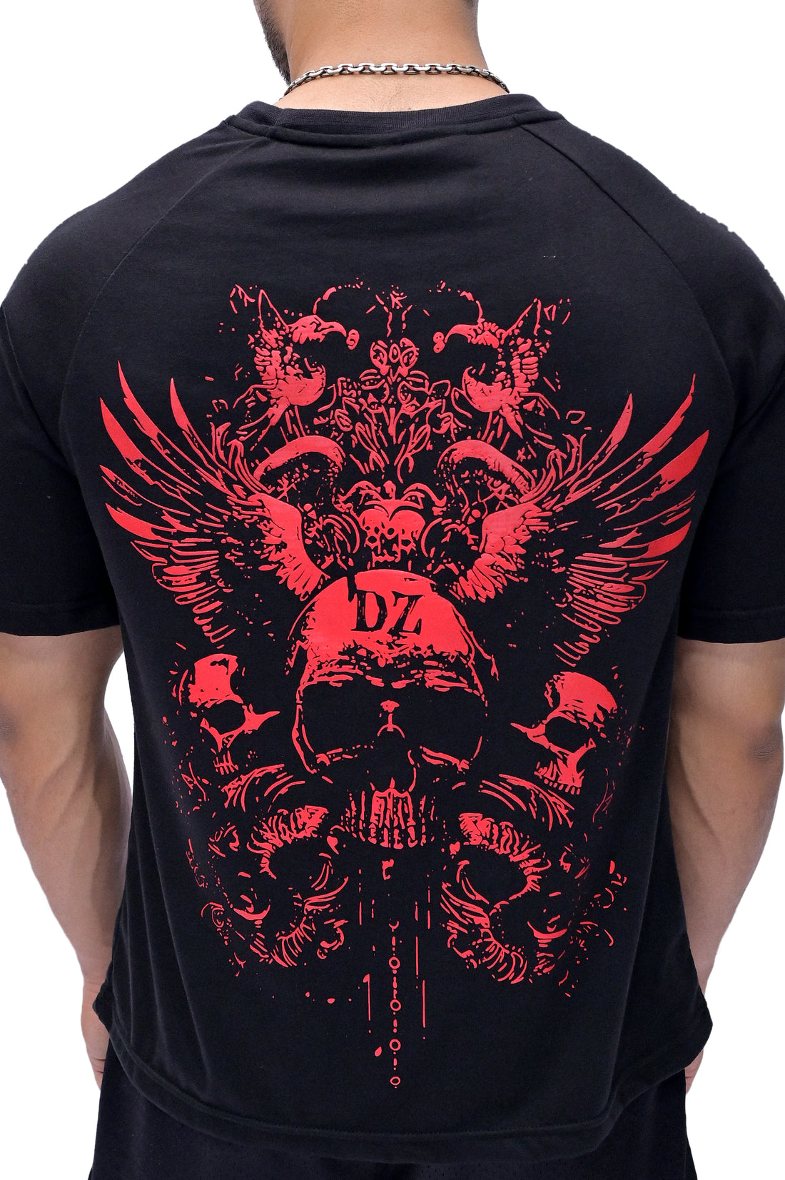 Skull Oversize Tee (BLACK)