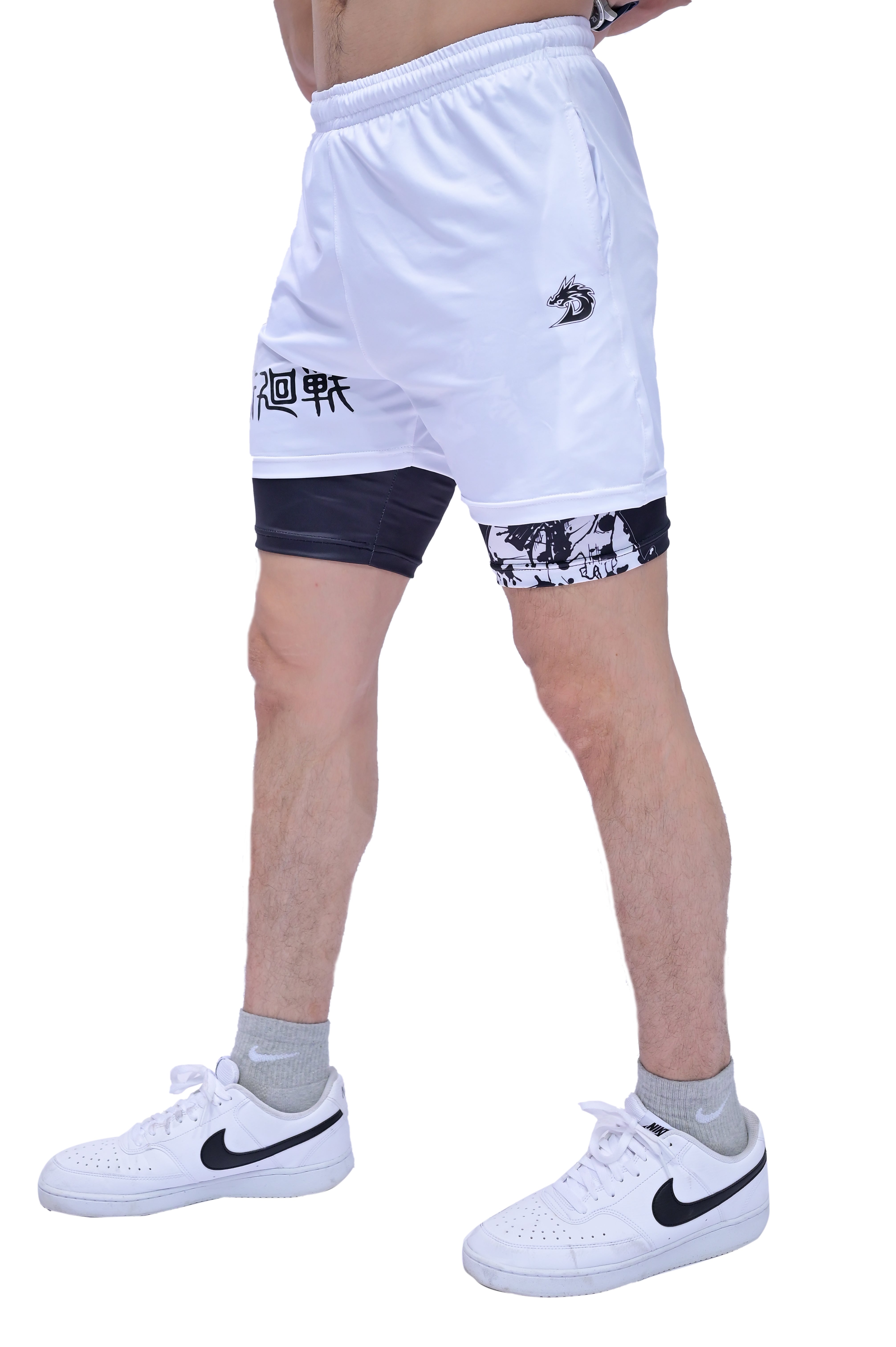 Jujutsu Kaisen Shorts (White)