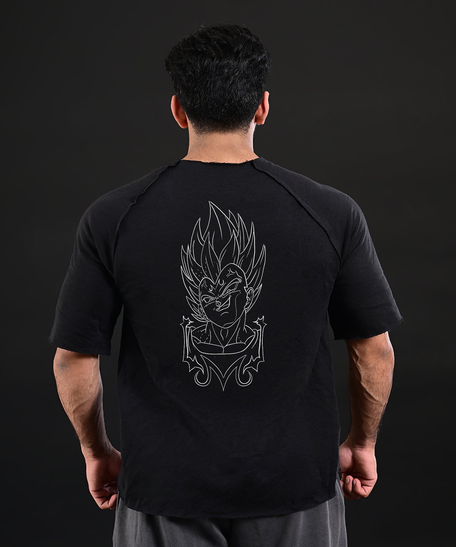 Oversized Cut Shirt (BLACK)