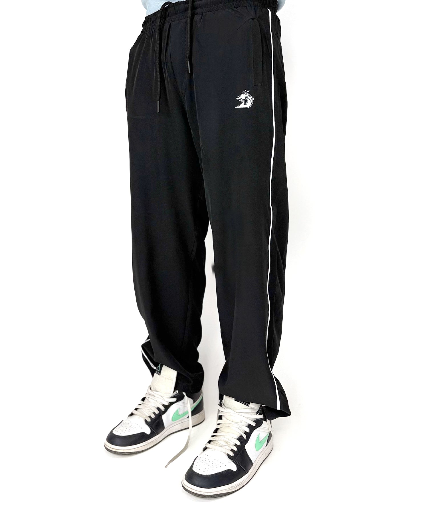 Loose Bottom Trousers (Black)