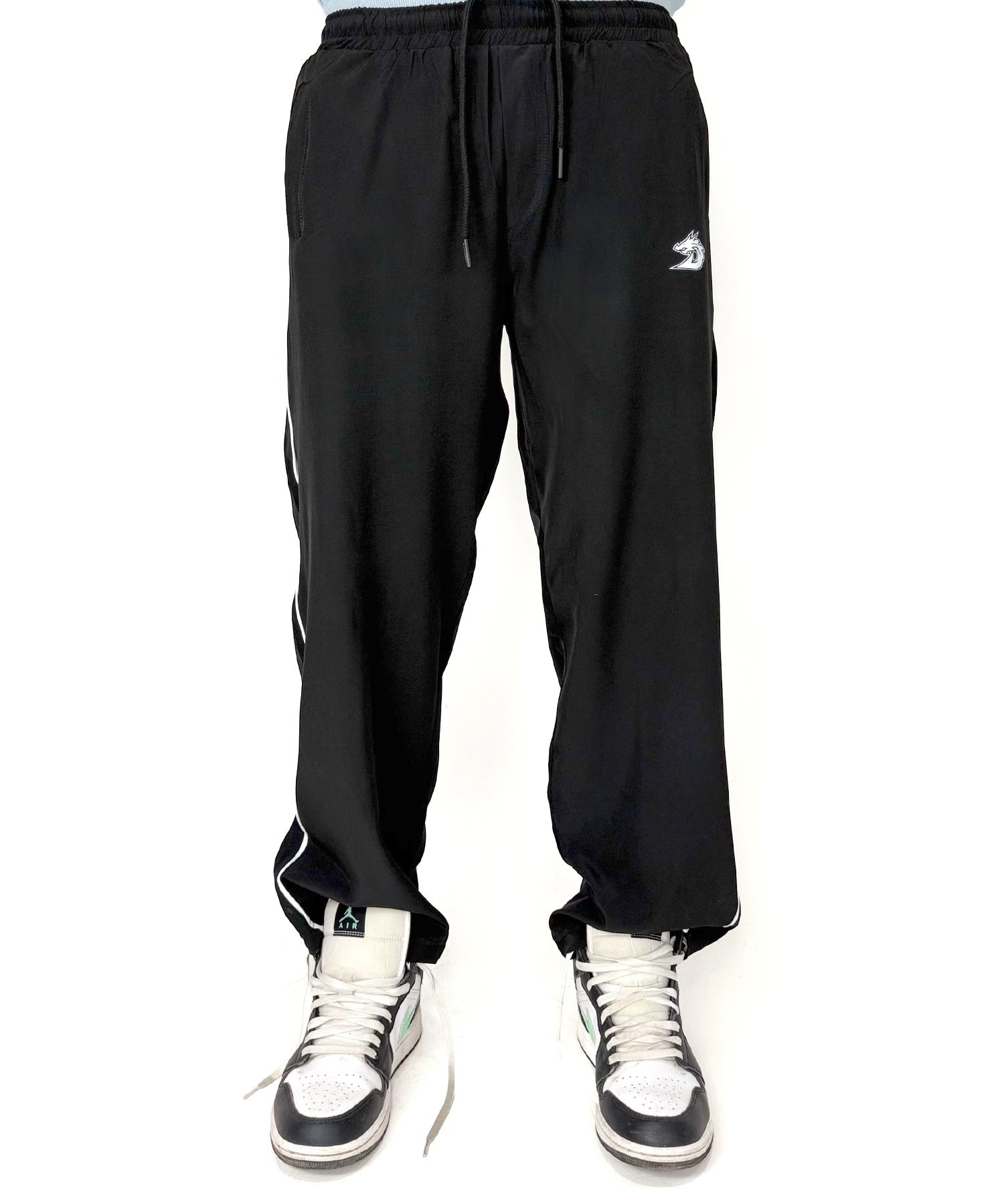 Loose Bottom Trousers (Black)