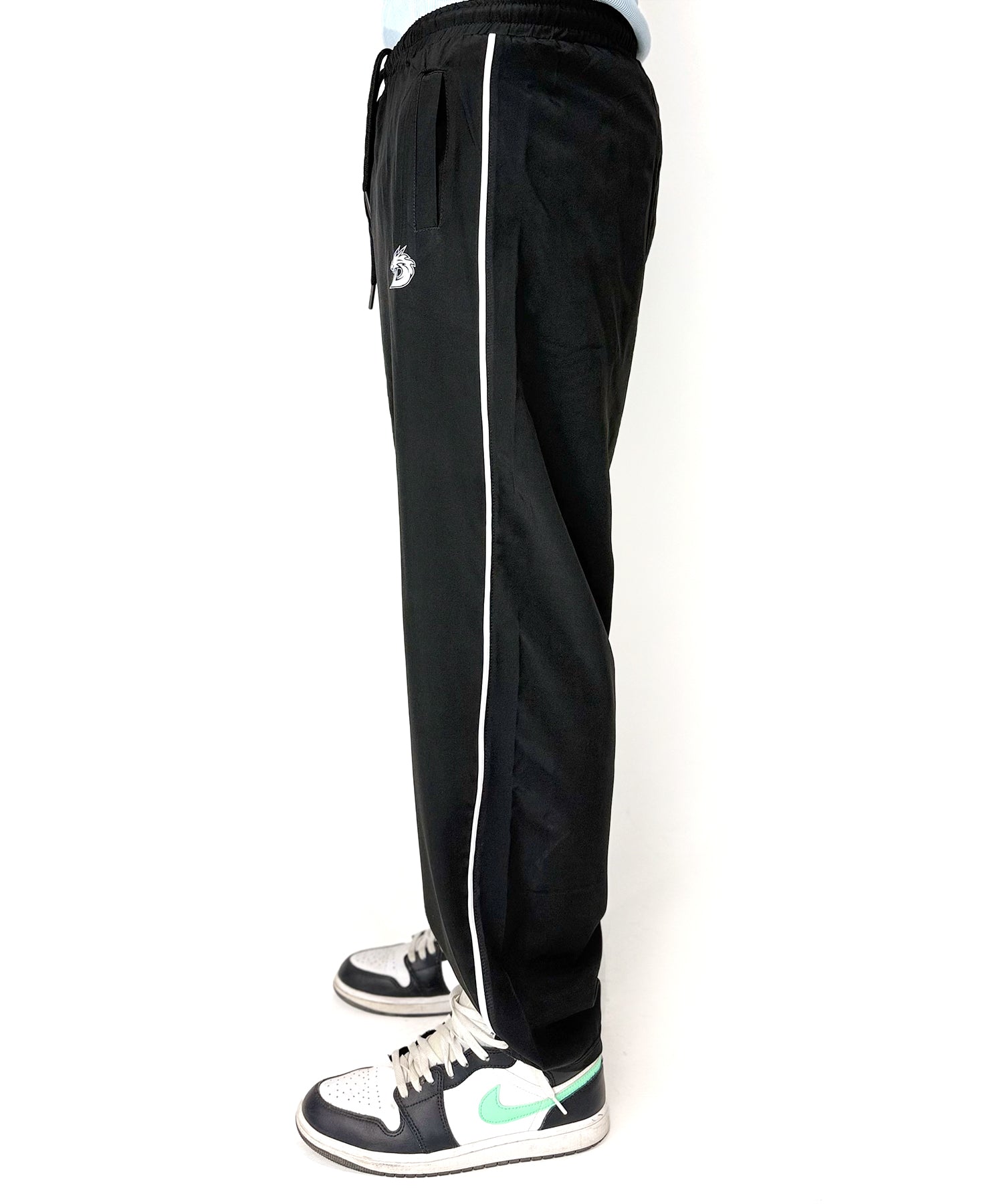 Loose Bottom Trousers (Black)