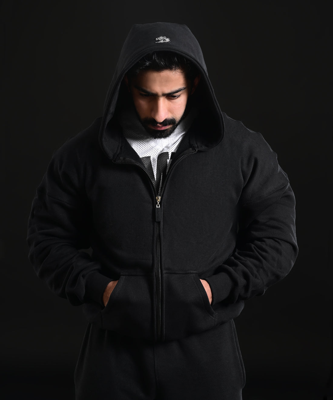 Oversize Hoodie (BLACK) OLD SKOOL