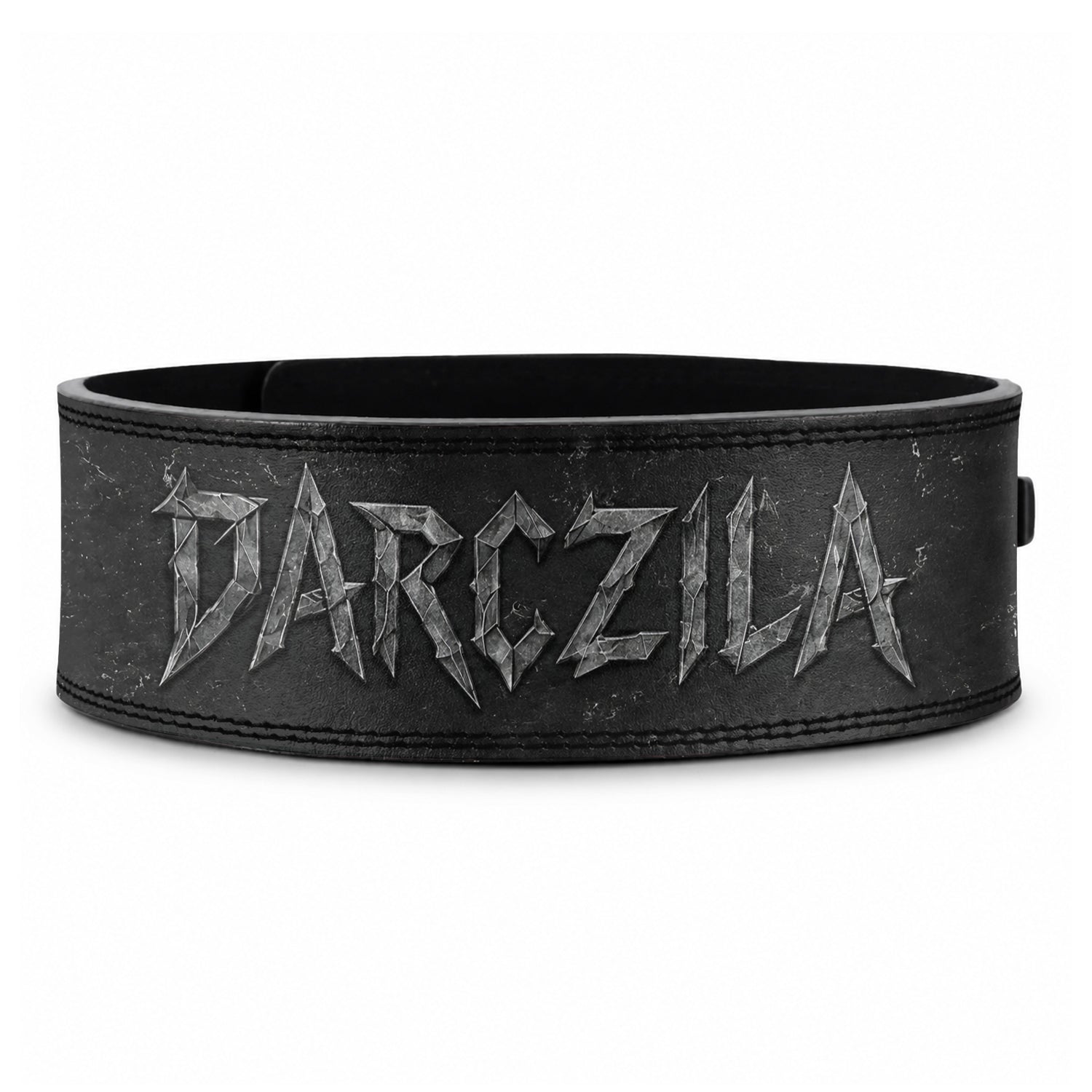 METALLIC GREY STRIKE LEVER BELT