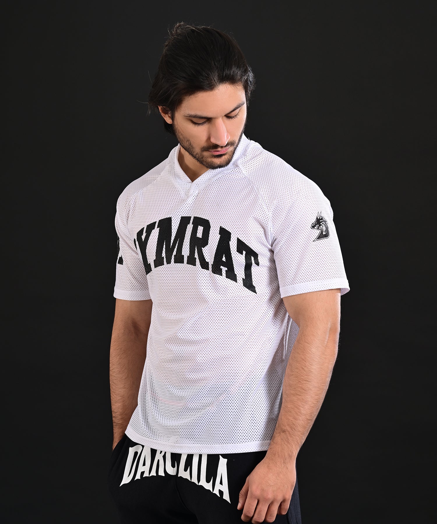 GYM RAT (Oversized Tee) White