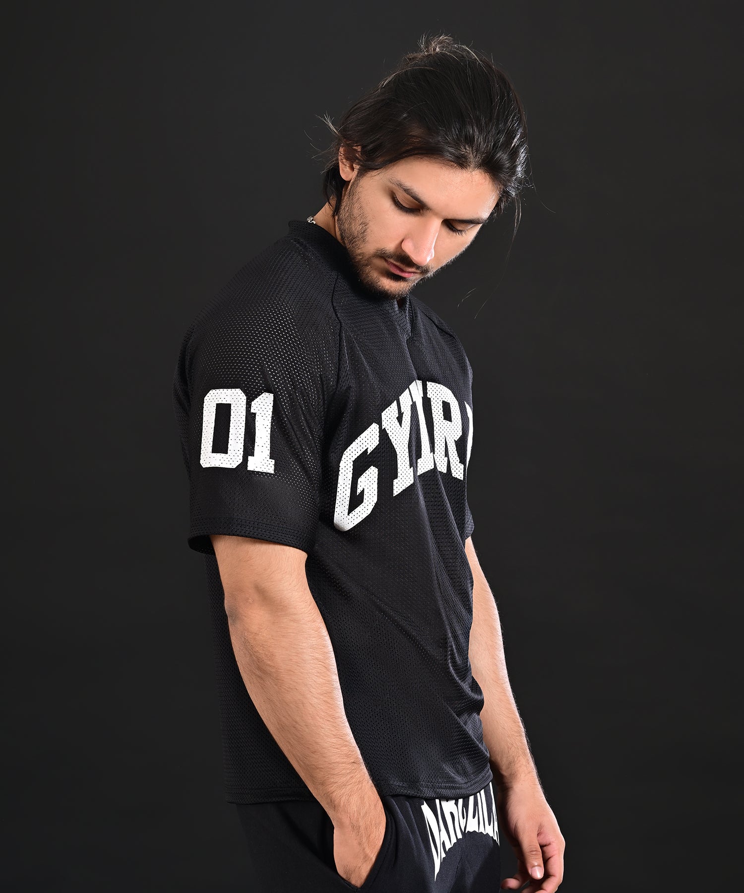 GYM RAT (Oversized Tee) Black