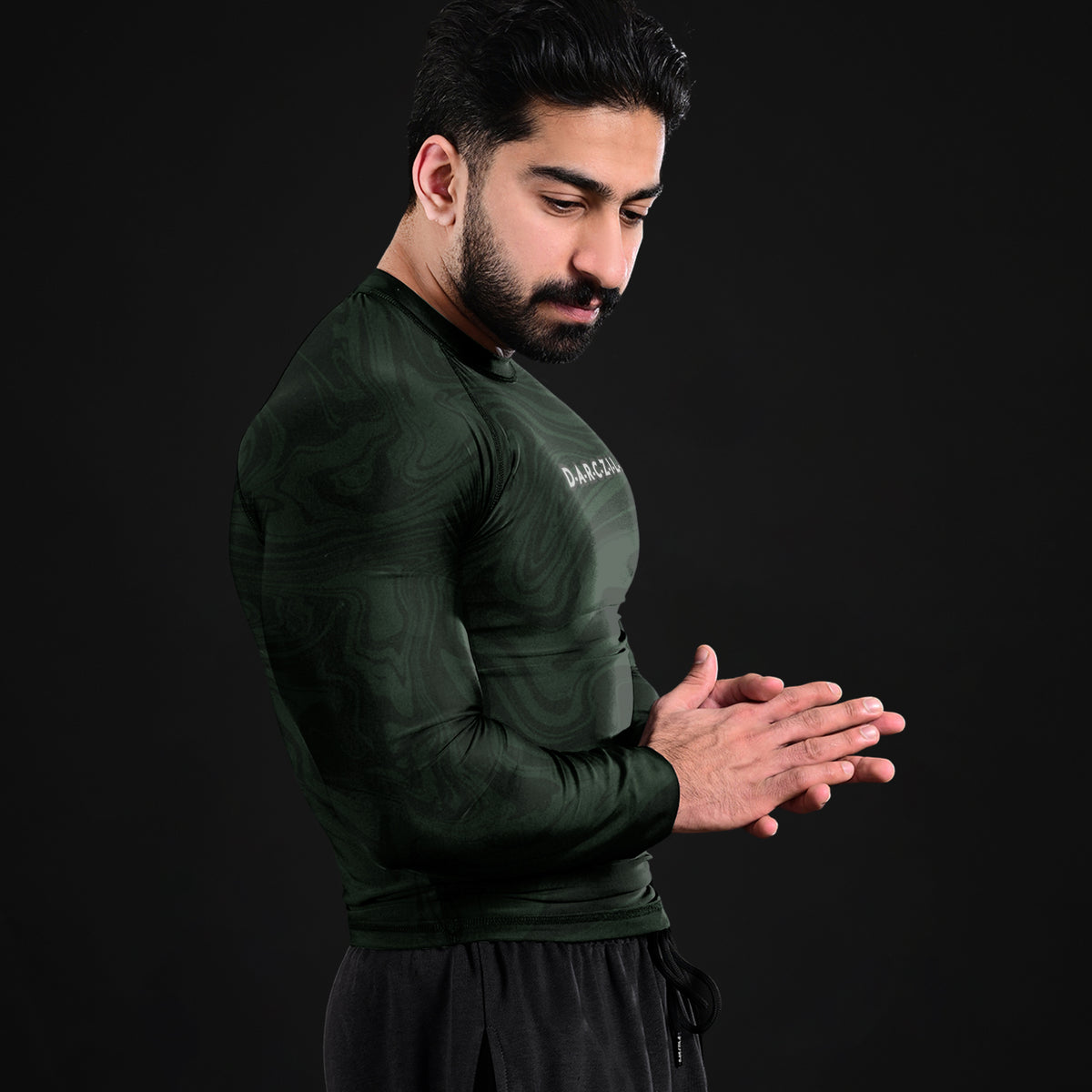Shadow Compression Shirt (Green) – DARCZILA