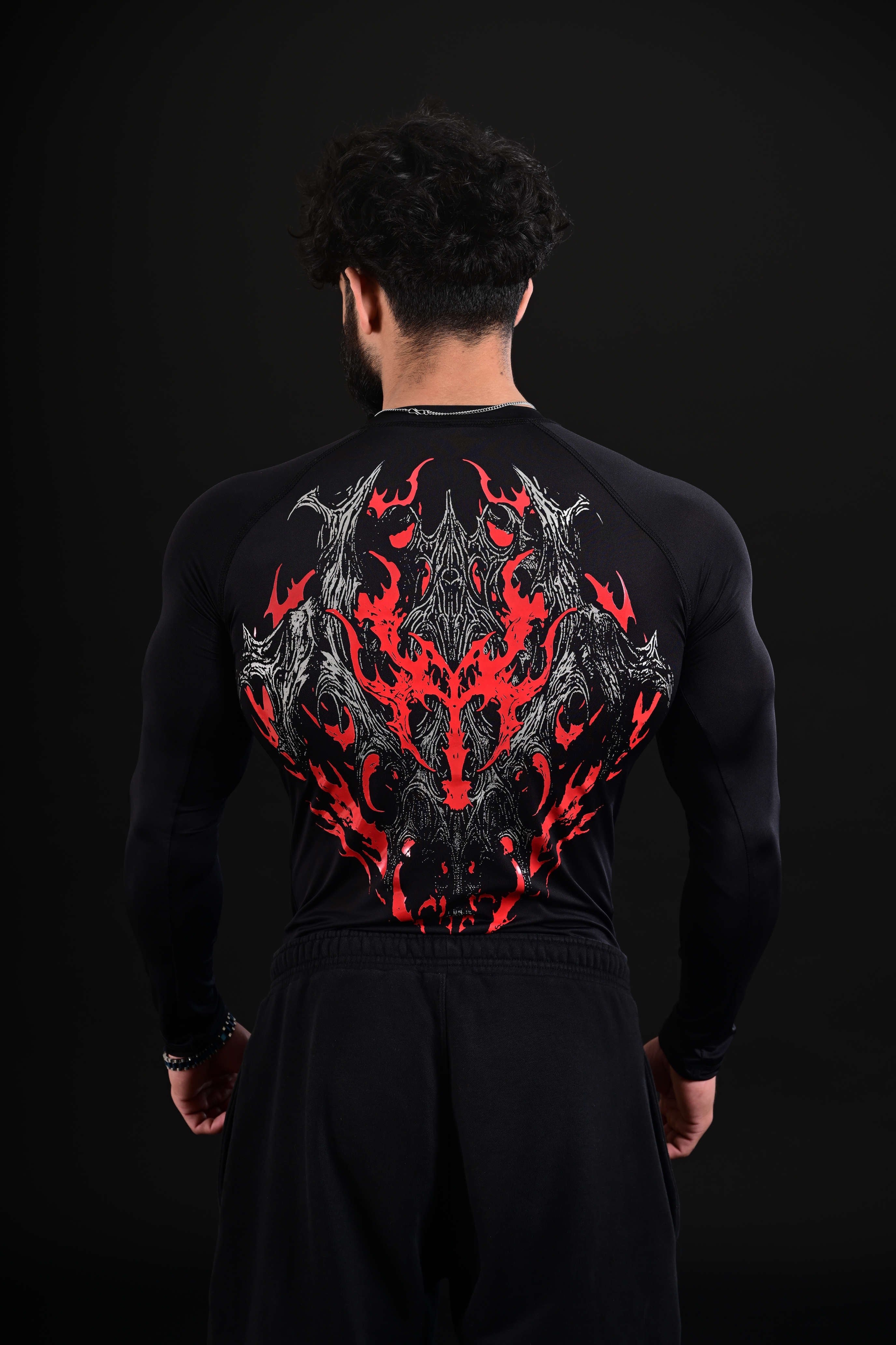 3D Energy Full Compression Shirt [Black]