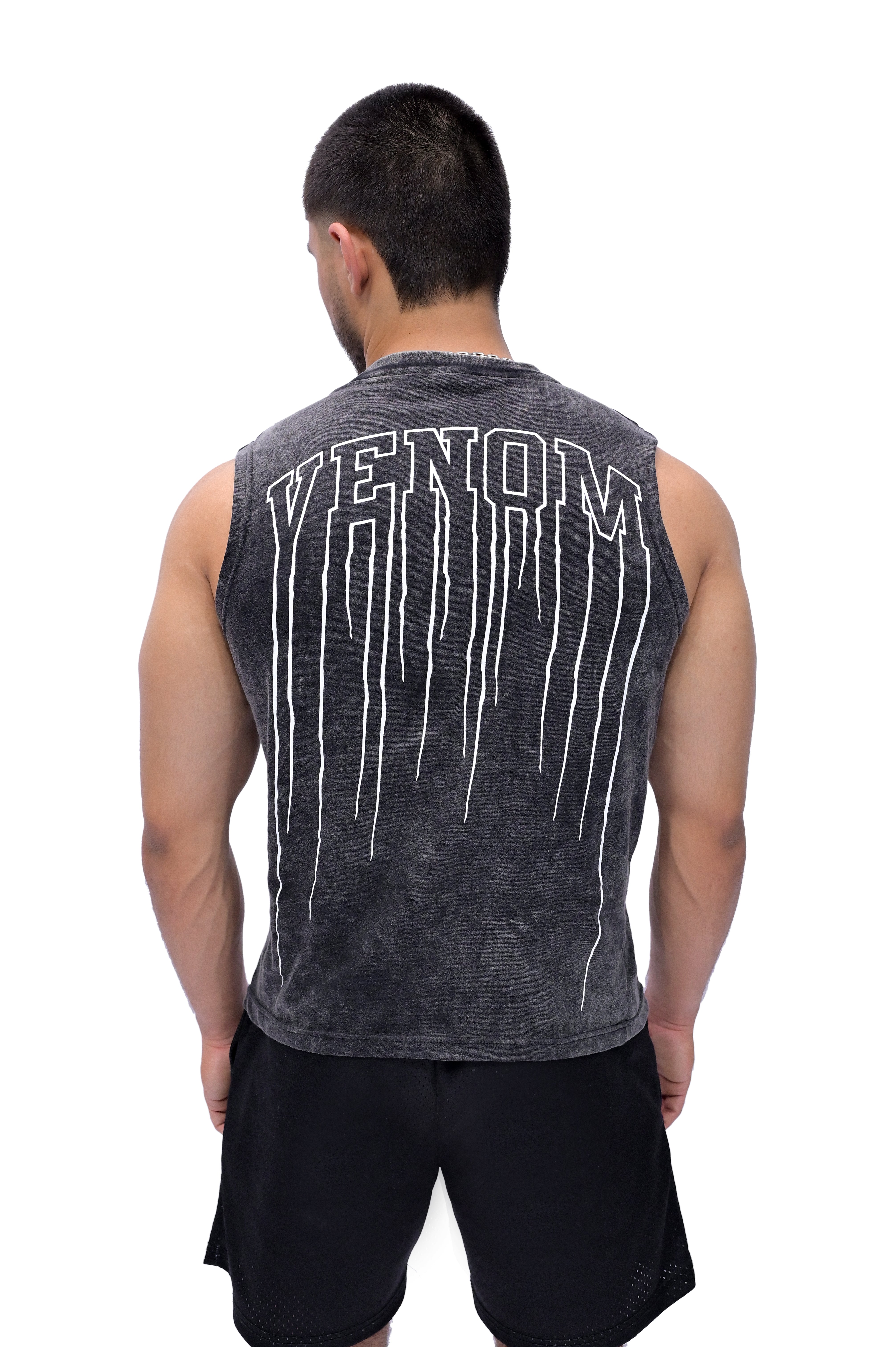 Venom Cropped Tank (Acid Wash)