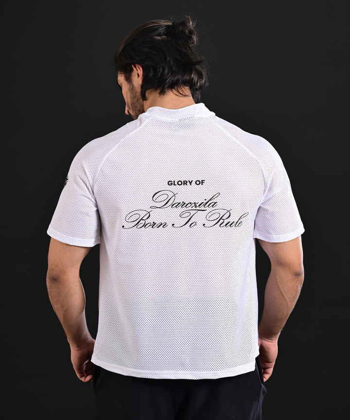 GYM RAT (Oversized Tee) White