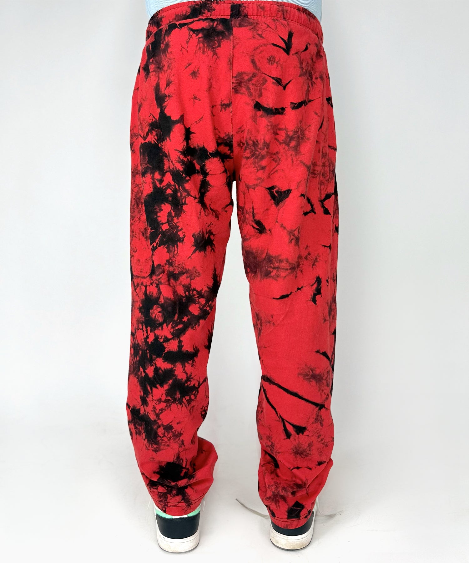 Tie Dye Trousers (Red)