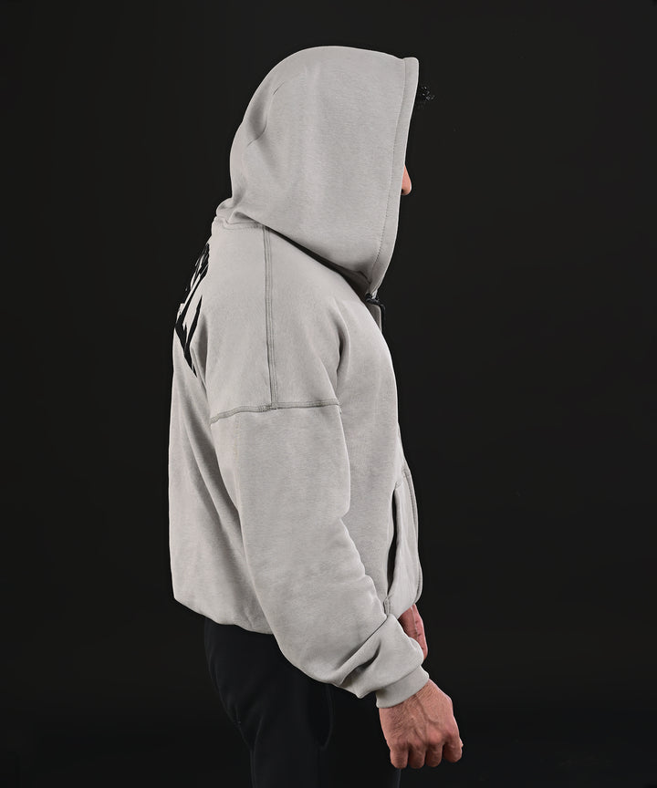 Oversize Hoodie (STEEL GREY) OLD SKOOL