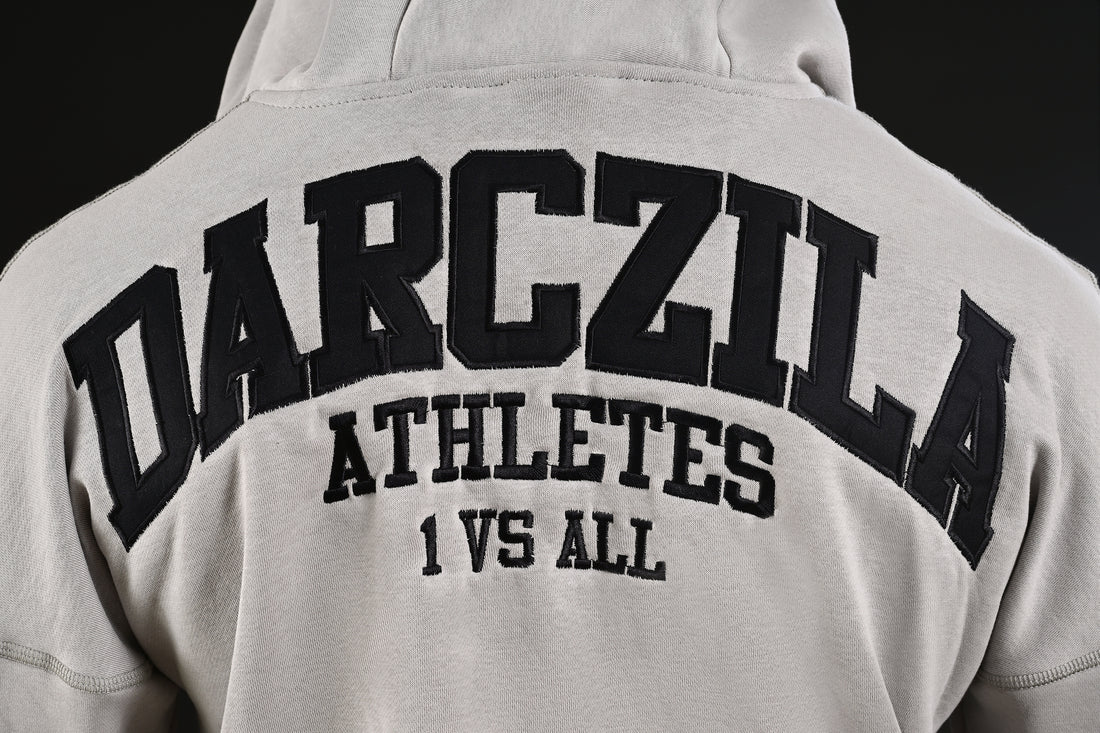 Oversize Hoodie (STEEL GREY) OLD SKOOL