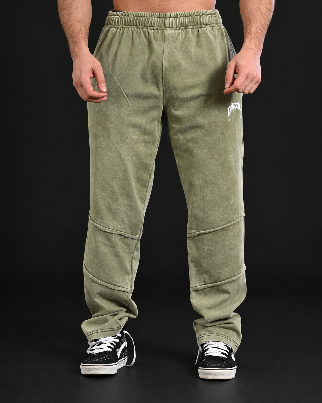 DARCZILA Heavy Wash Baggy Trouser