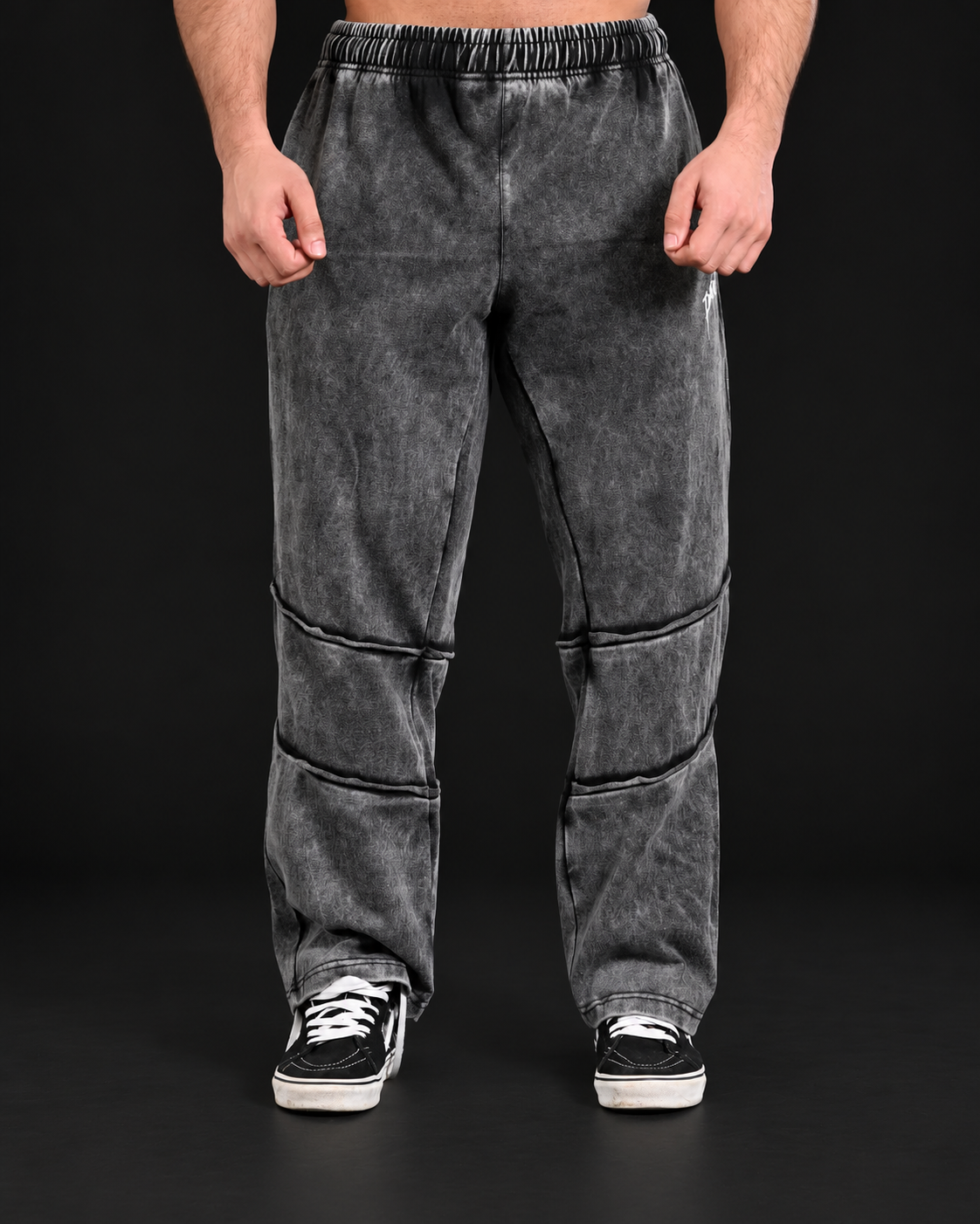 DARCZILA Heavy Wash Baggy Trouser