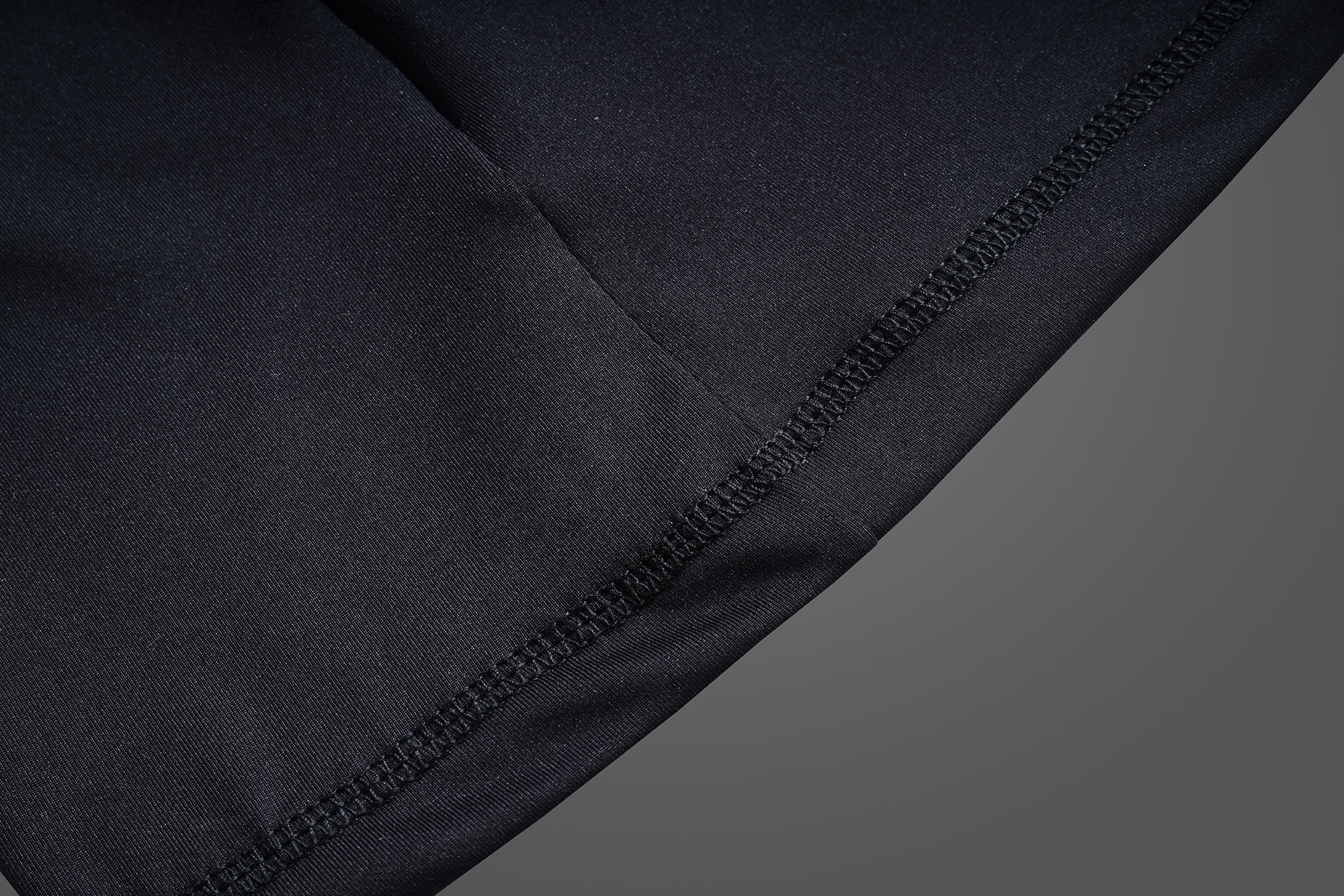 Black Compression Sportswear Tee for men and gym workouts