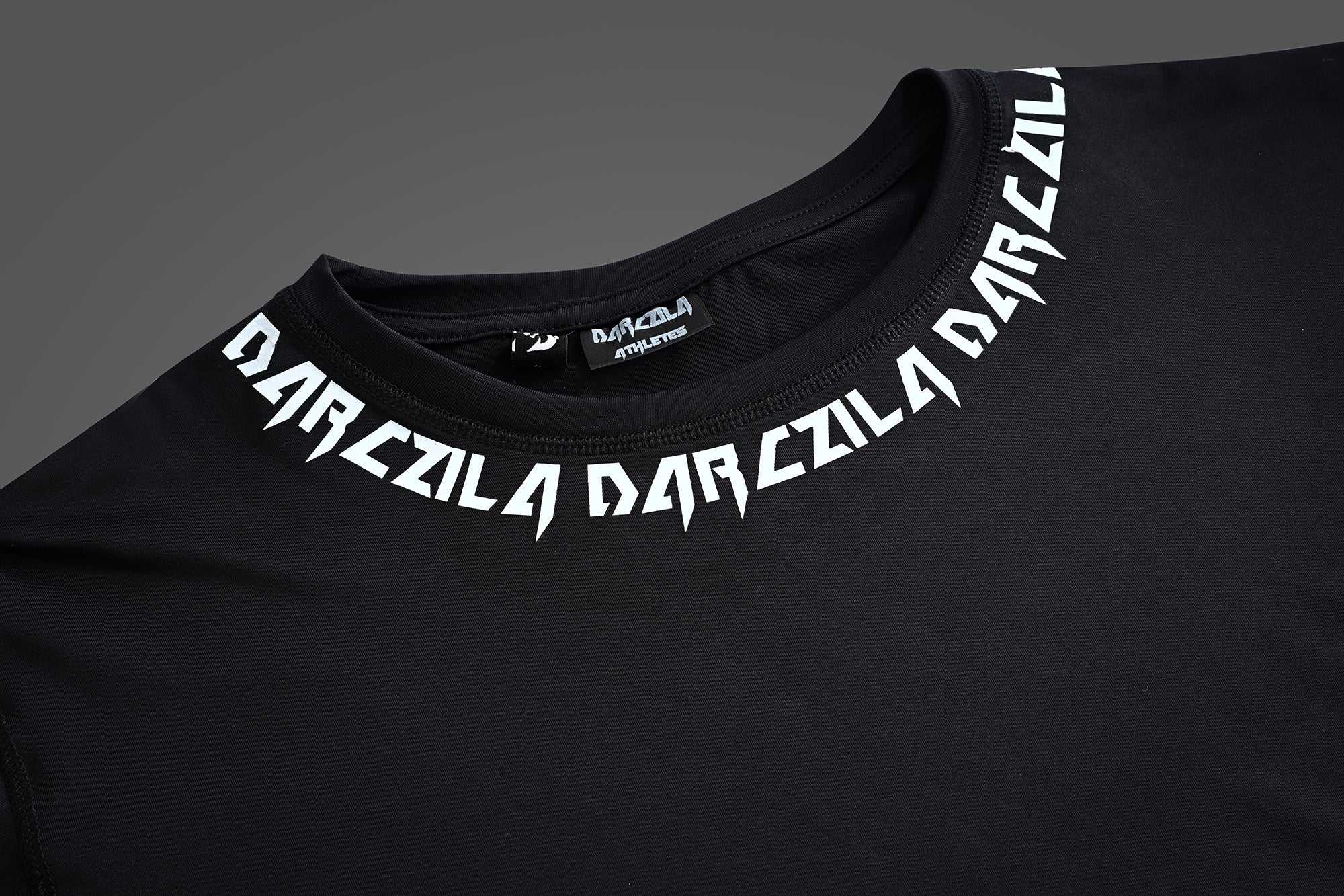 Black Compression Training T-Shirt for men gym, fitness, and sports performance