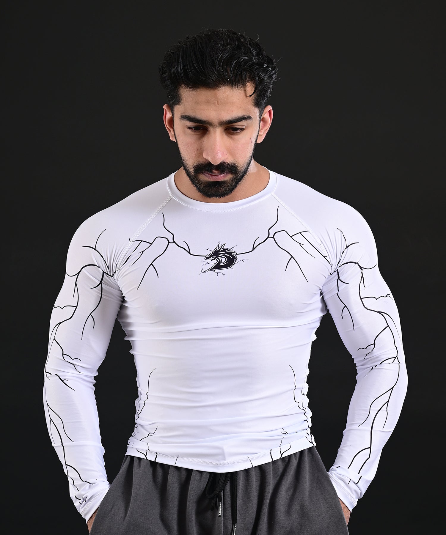 Lightning Compression Shirt (White)