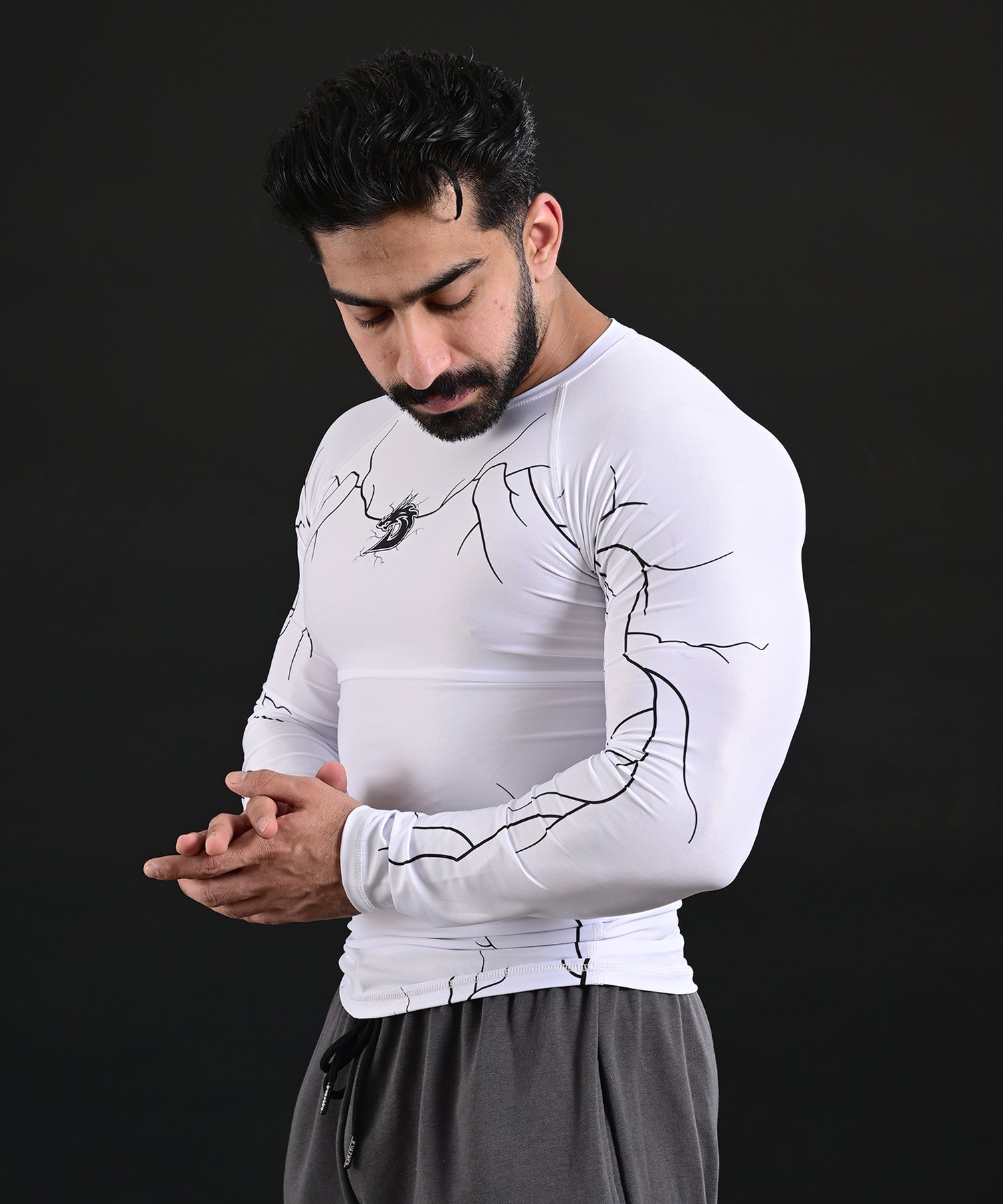 Lightning Compression Shirt (White)