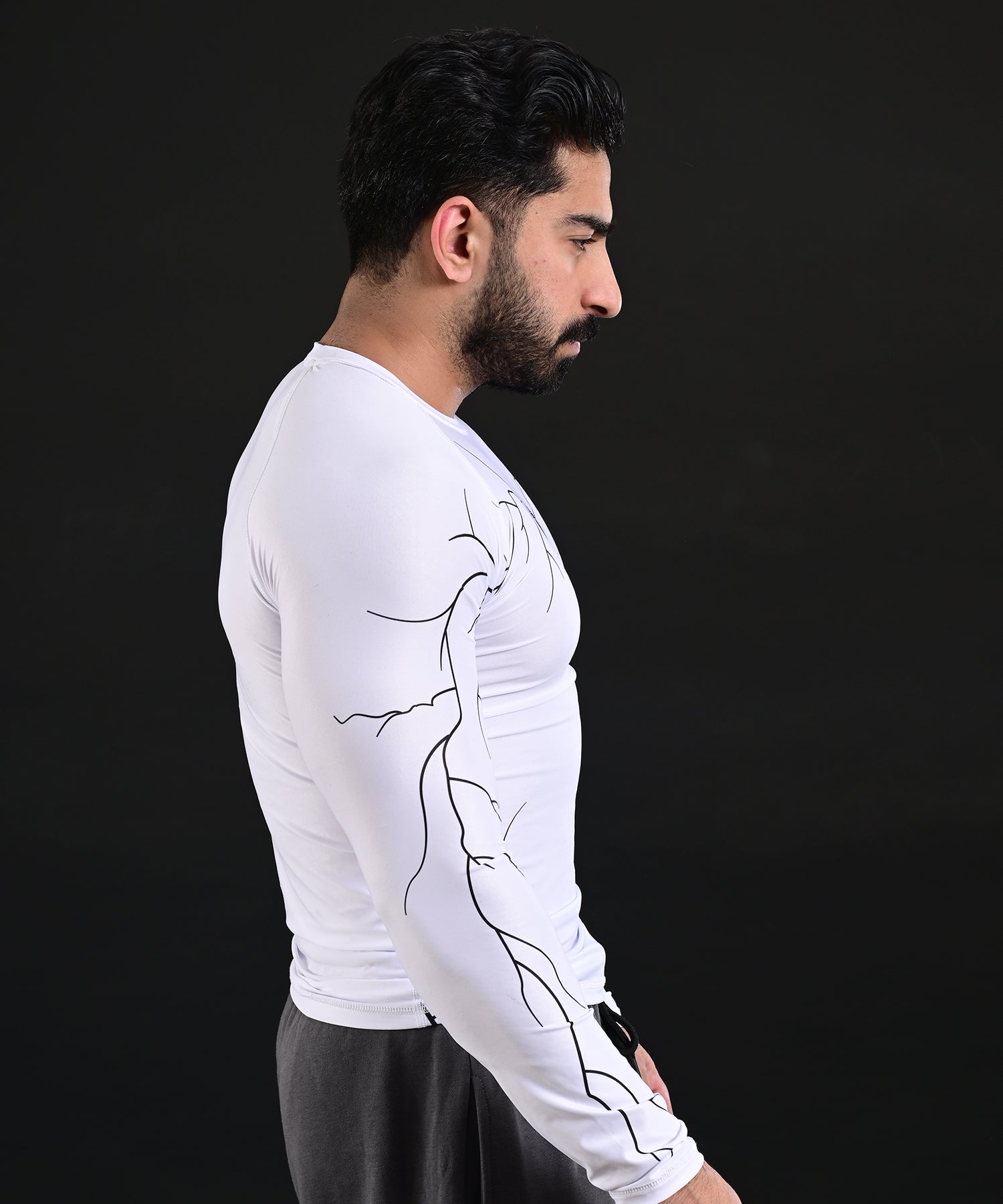 Lightning Compression Shirt (White)