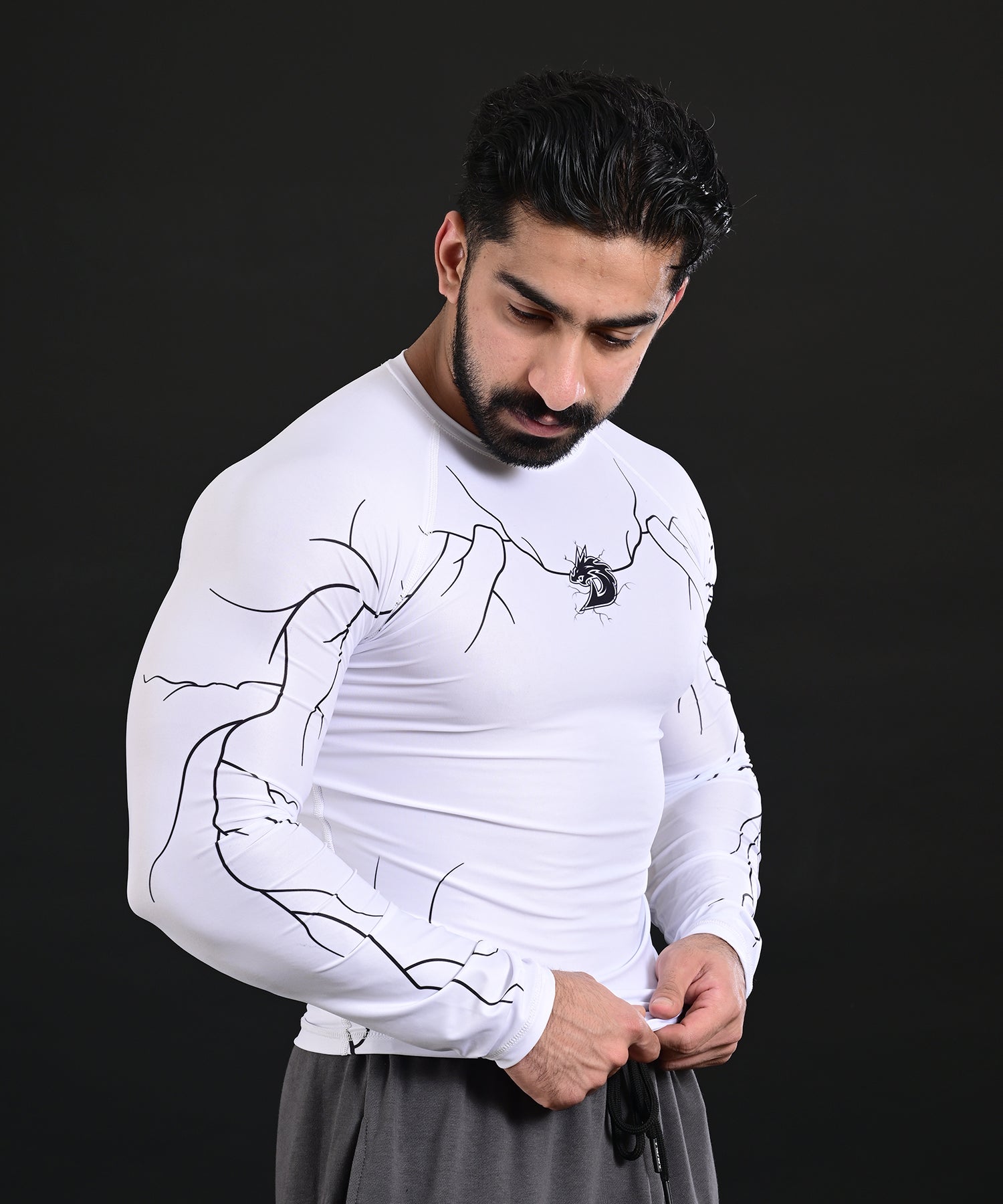 Lightning Compression Shirt (White)