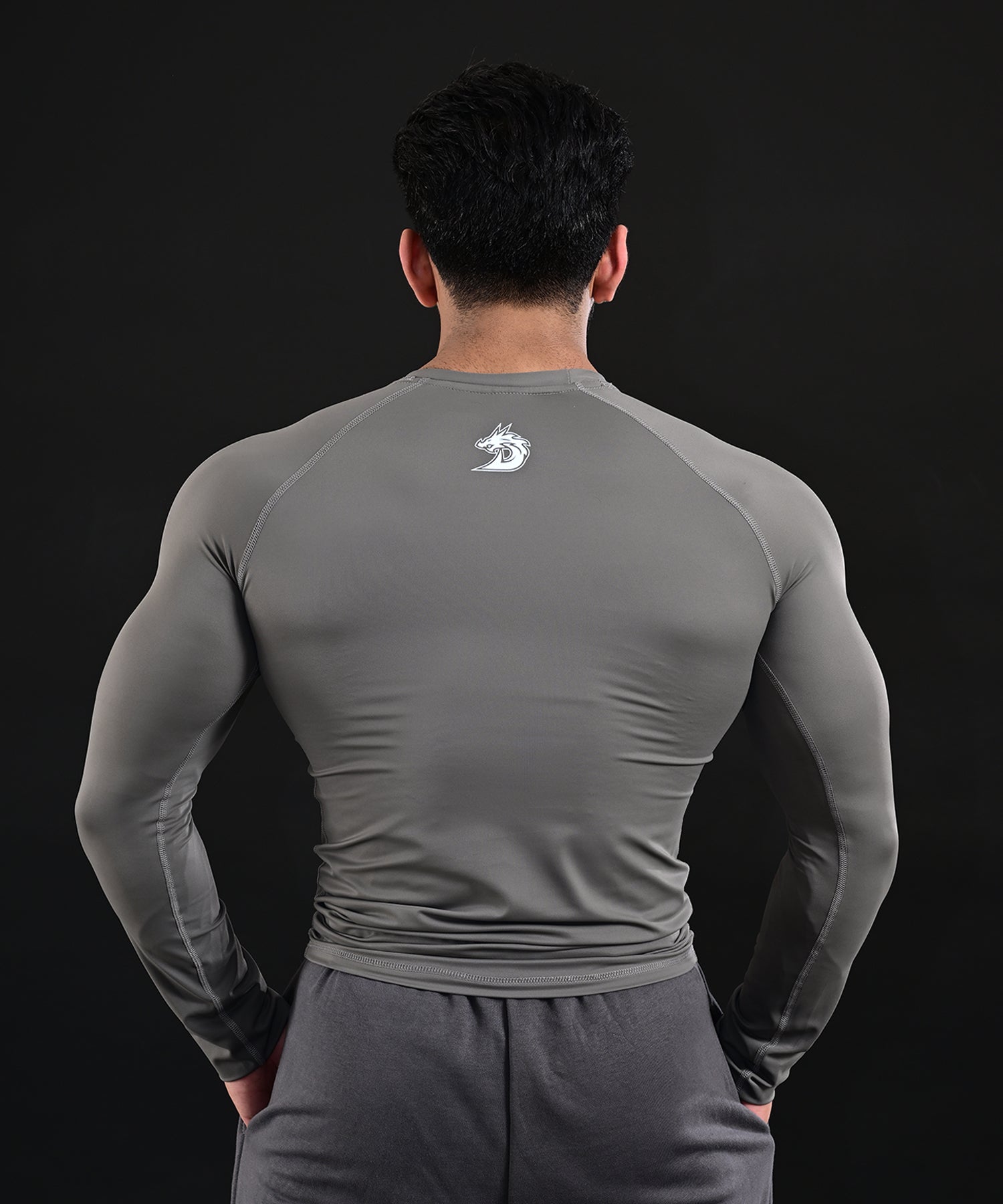 Full Sleeve Compression Shirt (Grey)