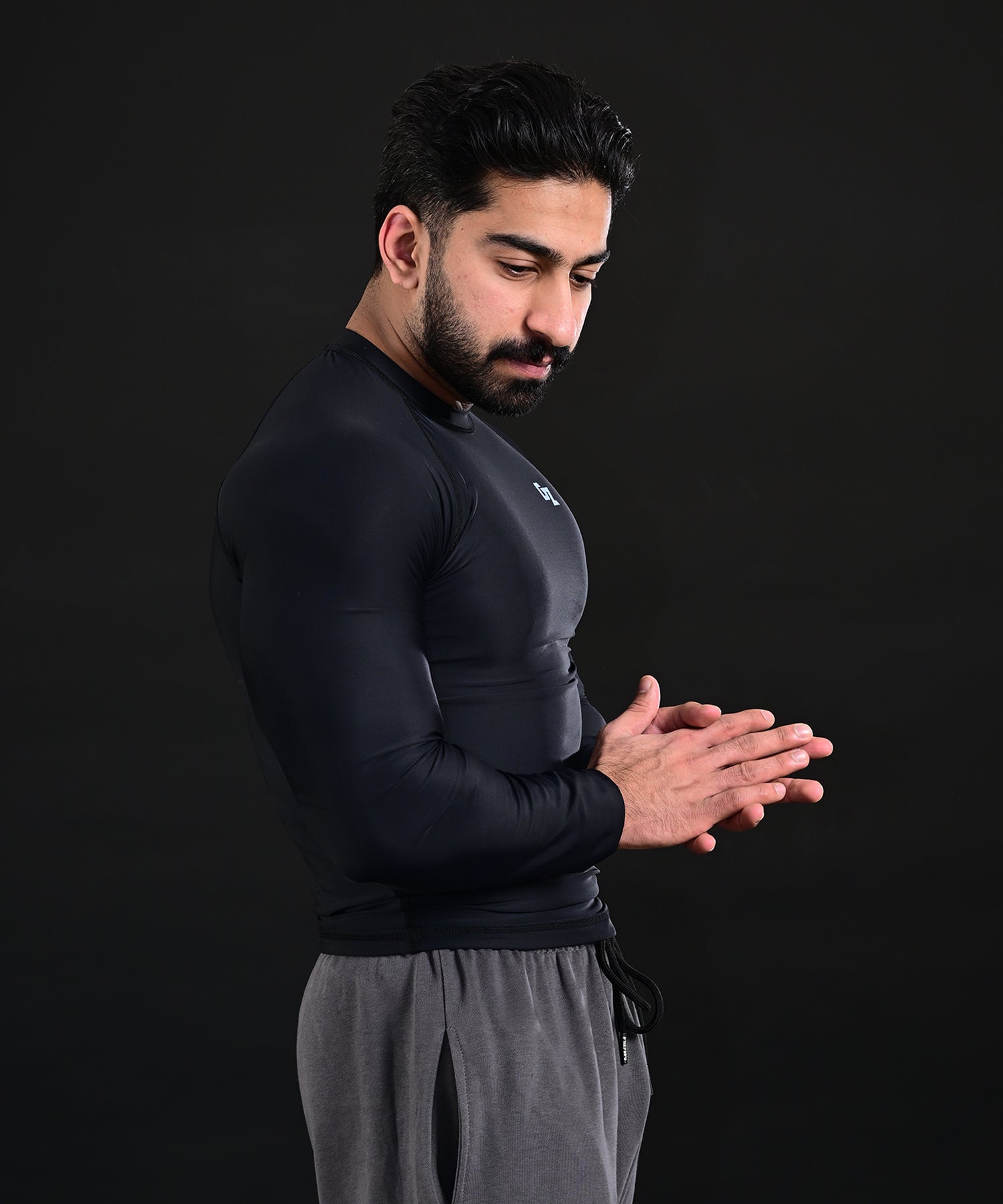 Full Sleeve Dz Compression Shirt (Black)