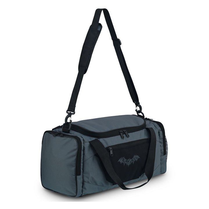 Large gym duffel bag with multiple compartments