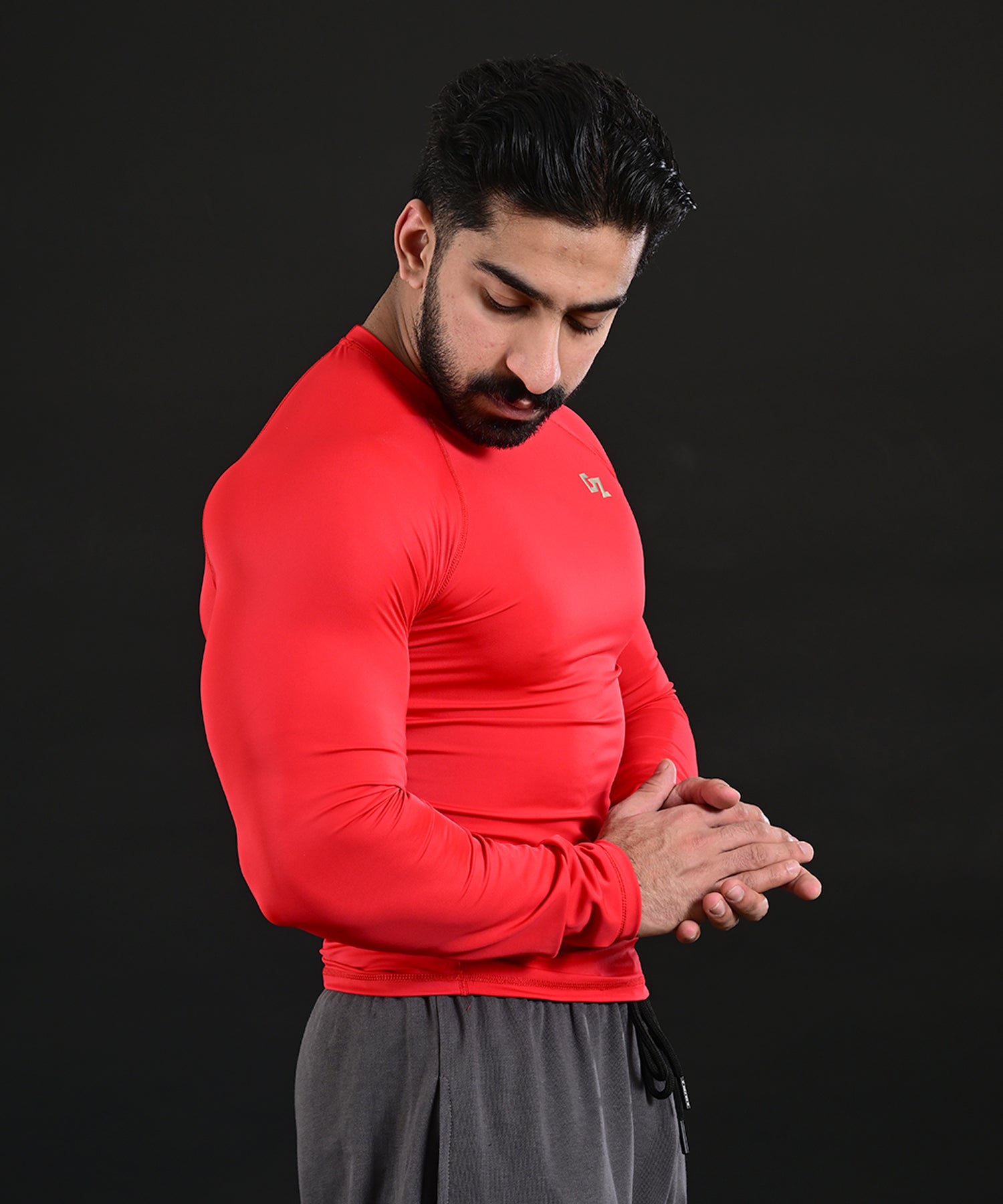 Full Sleeve Compression Shirt (Red)