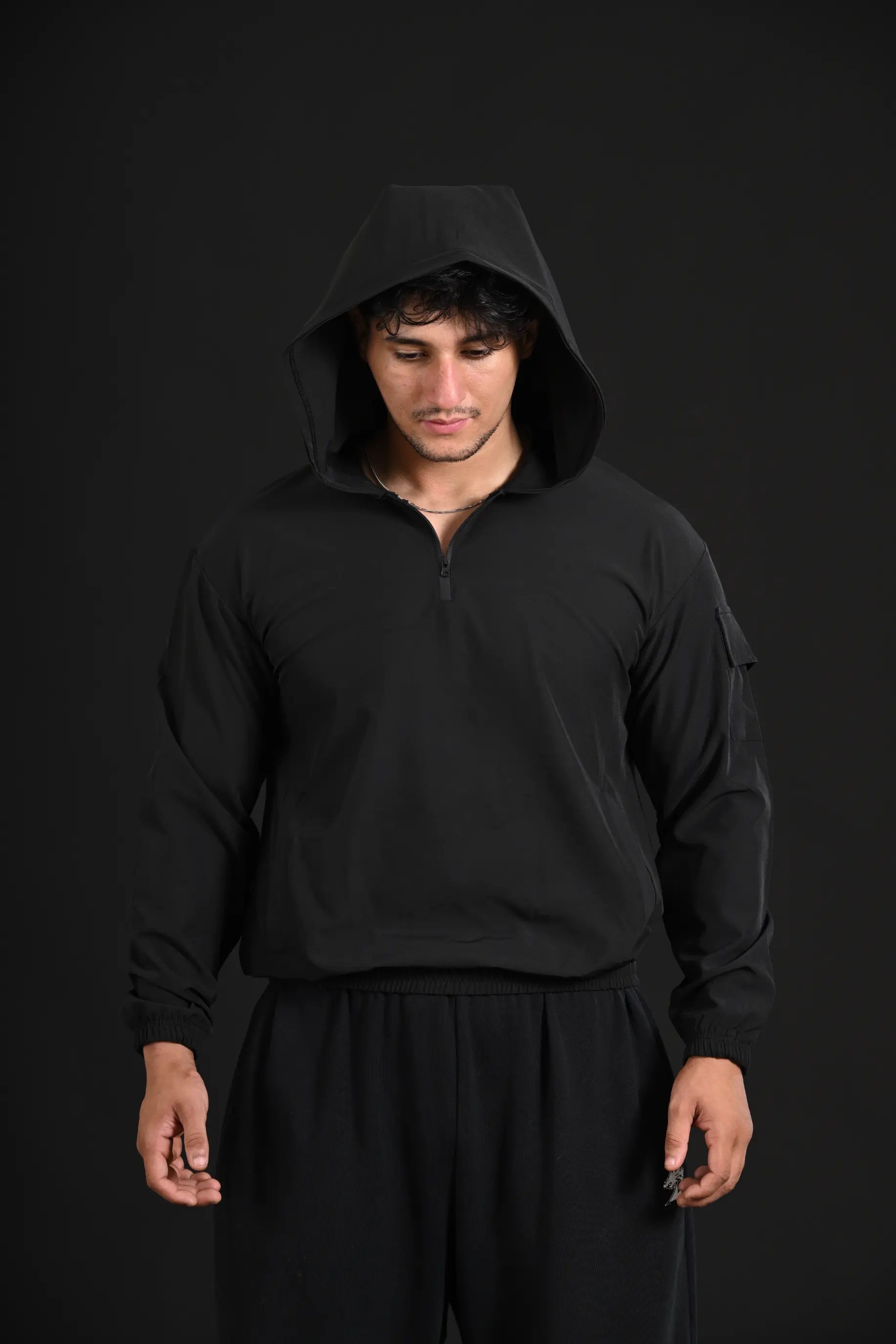 DARCZILA Breathable Quarter-Zip Jacket