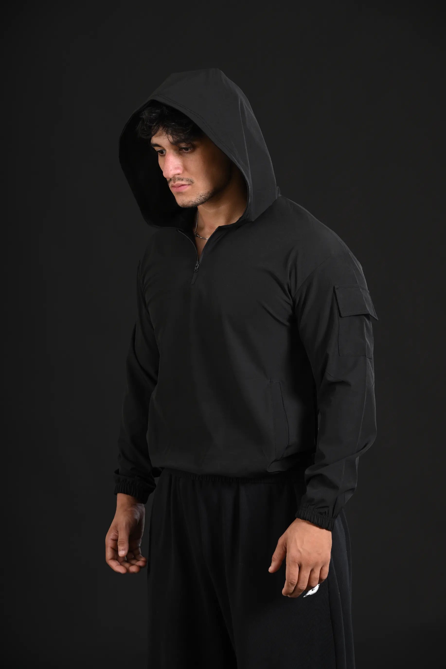 DARCZILA Breathable Quarter-Zip Jacket