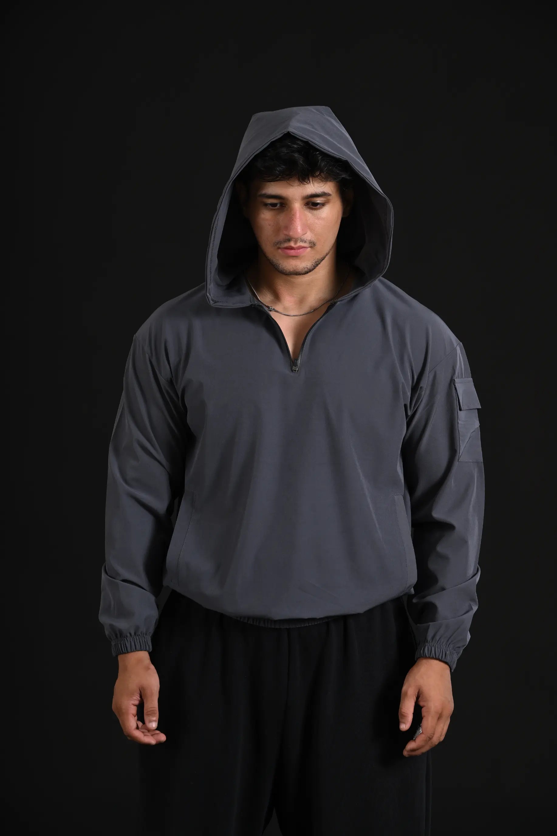 DARCZILA Breathable Quarter-Zip Jacket