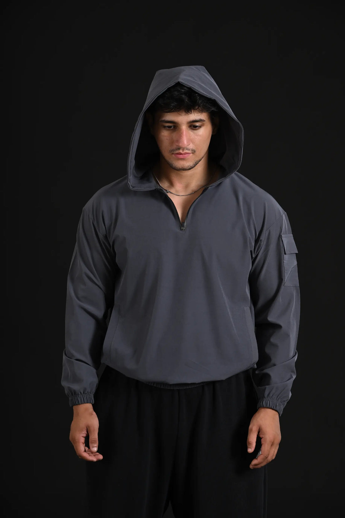 DARCZILA Breathable Quarter-Zip Jacket