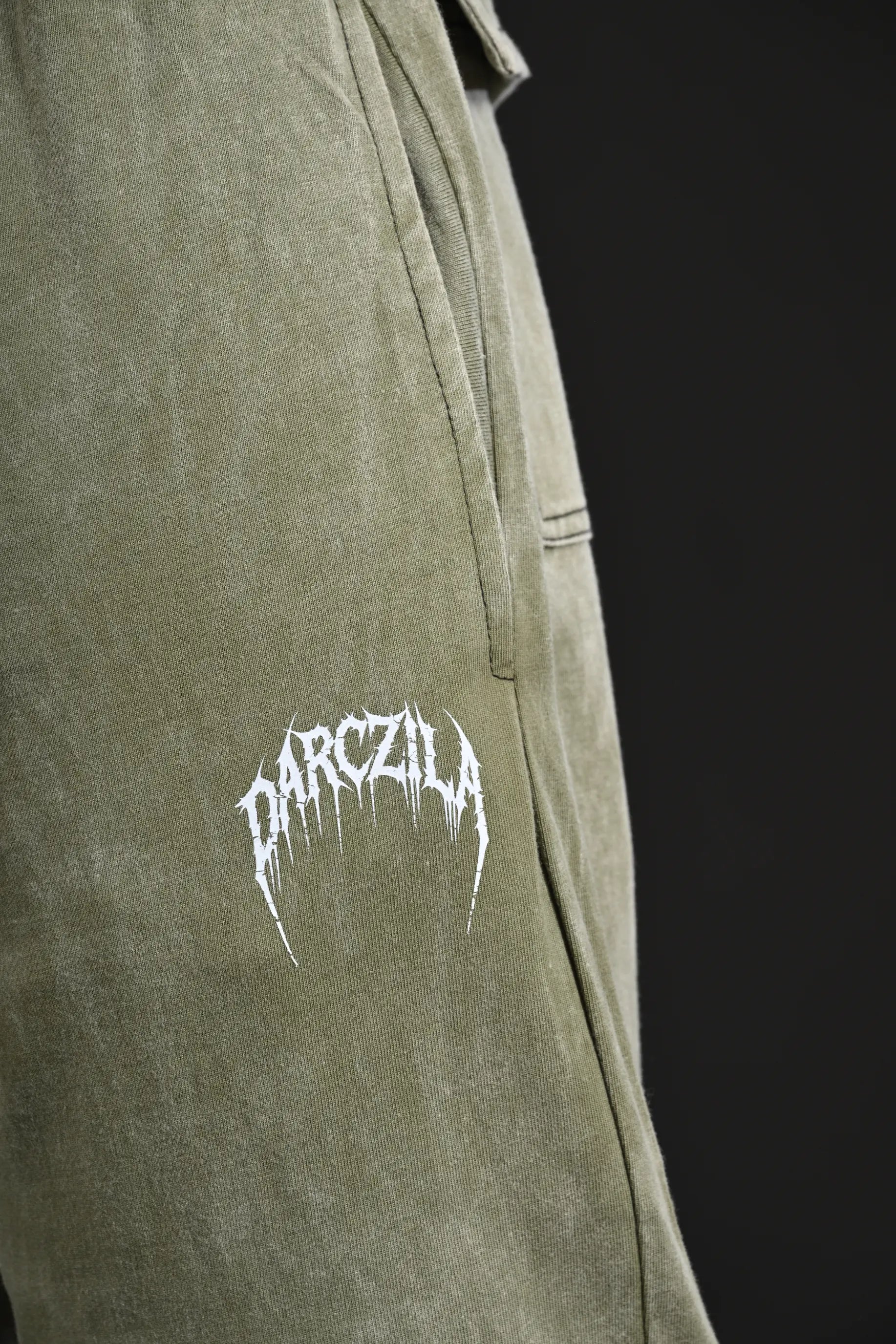 DARCZILA Heavy Wash Baggy Trouser