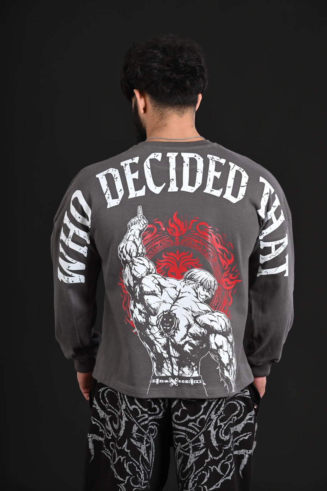 DECIDED FATE SWEATSHIRT [DROP SHOULDER]